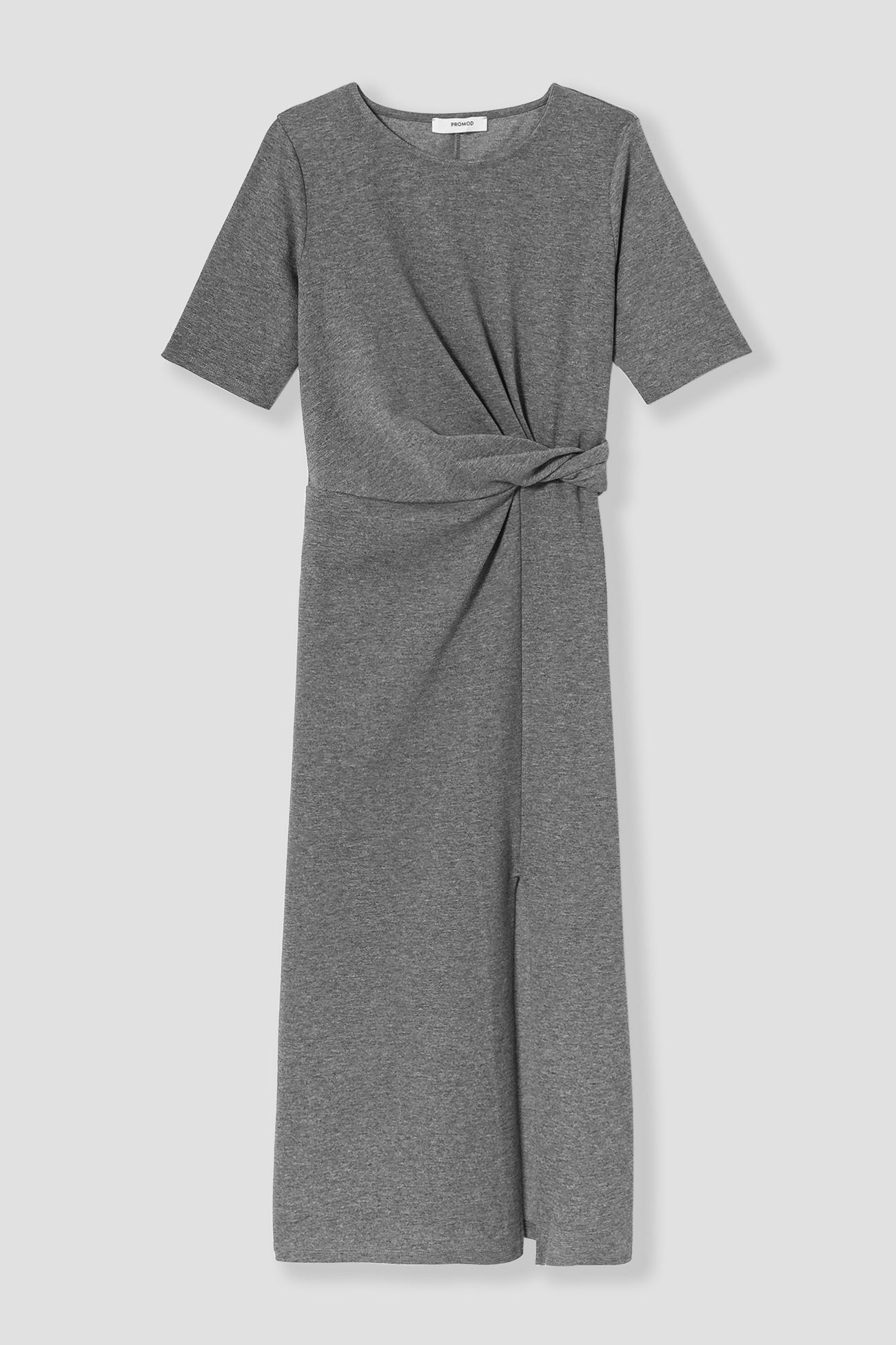 Jersey midi dress - Light grey
