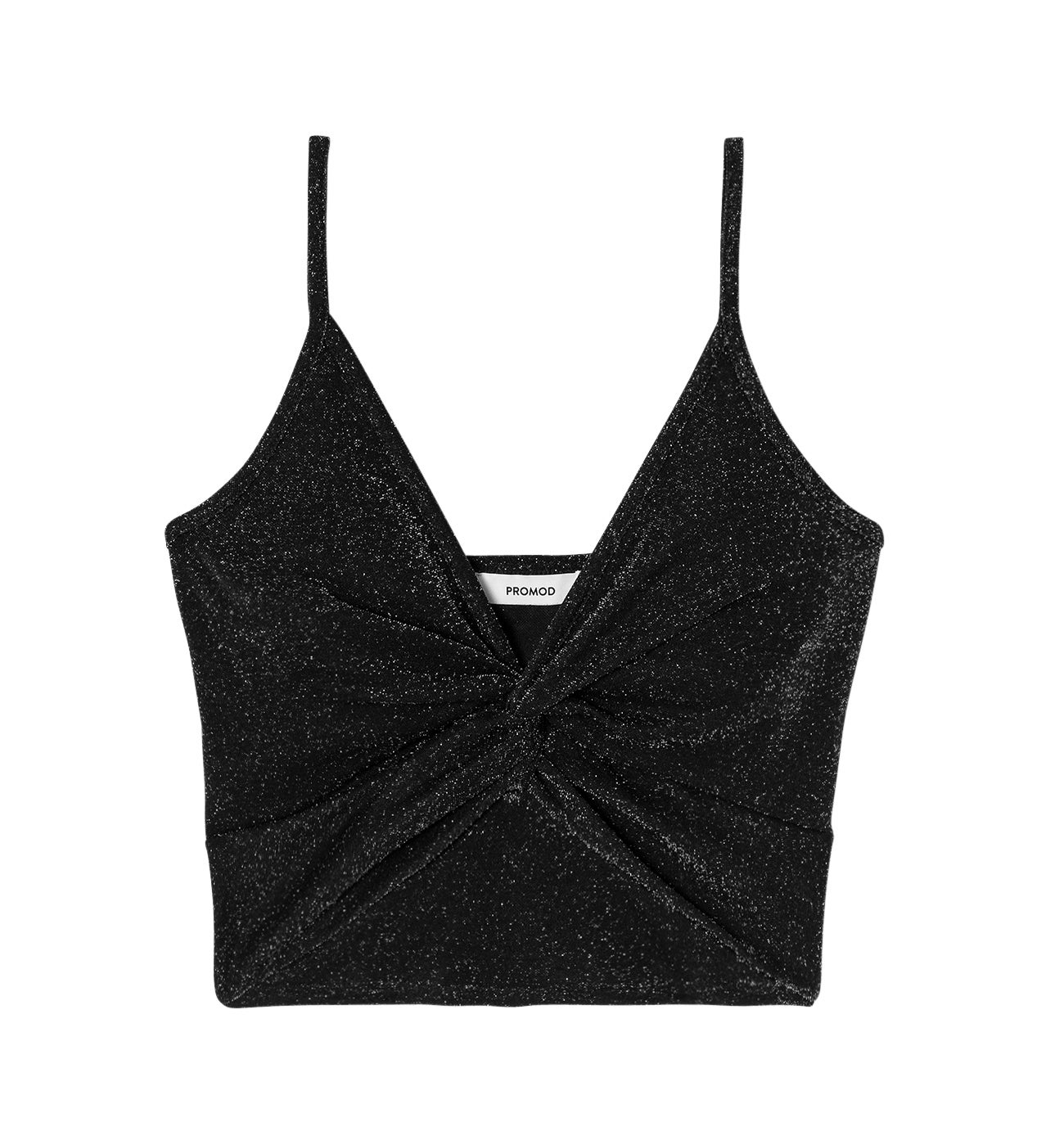 Glitzy crop top - Grey