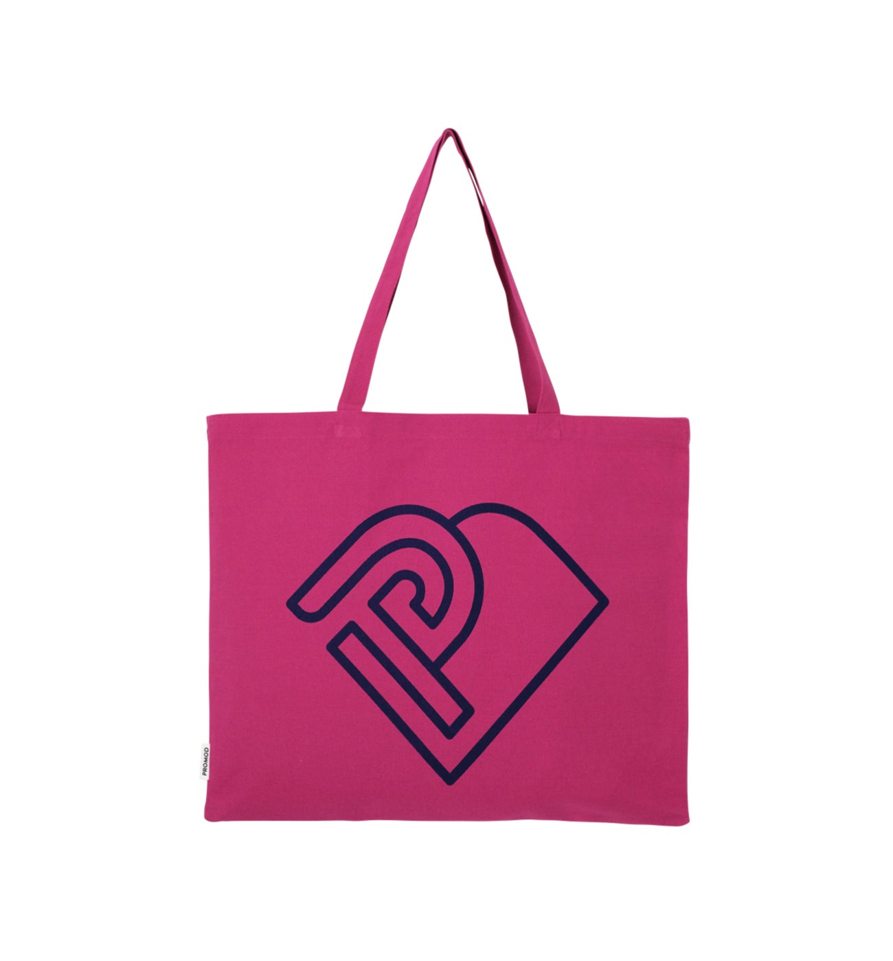 Promod logo tote bag - Raspberry red