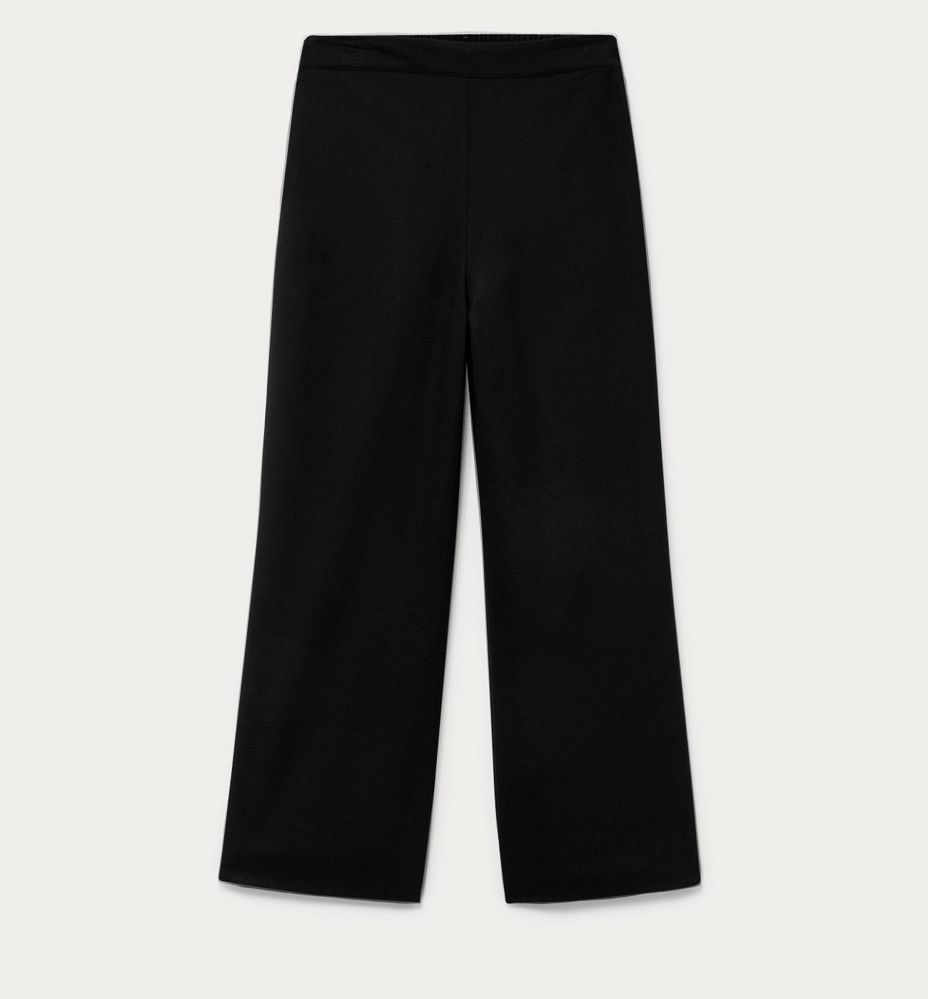 Wideleg trousers - Black