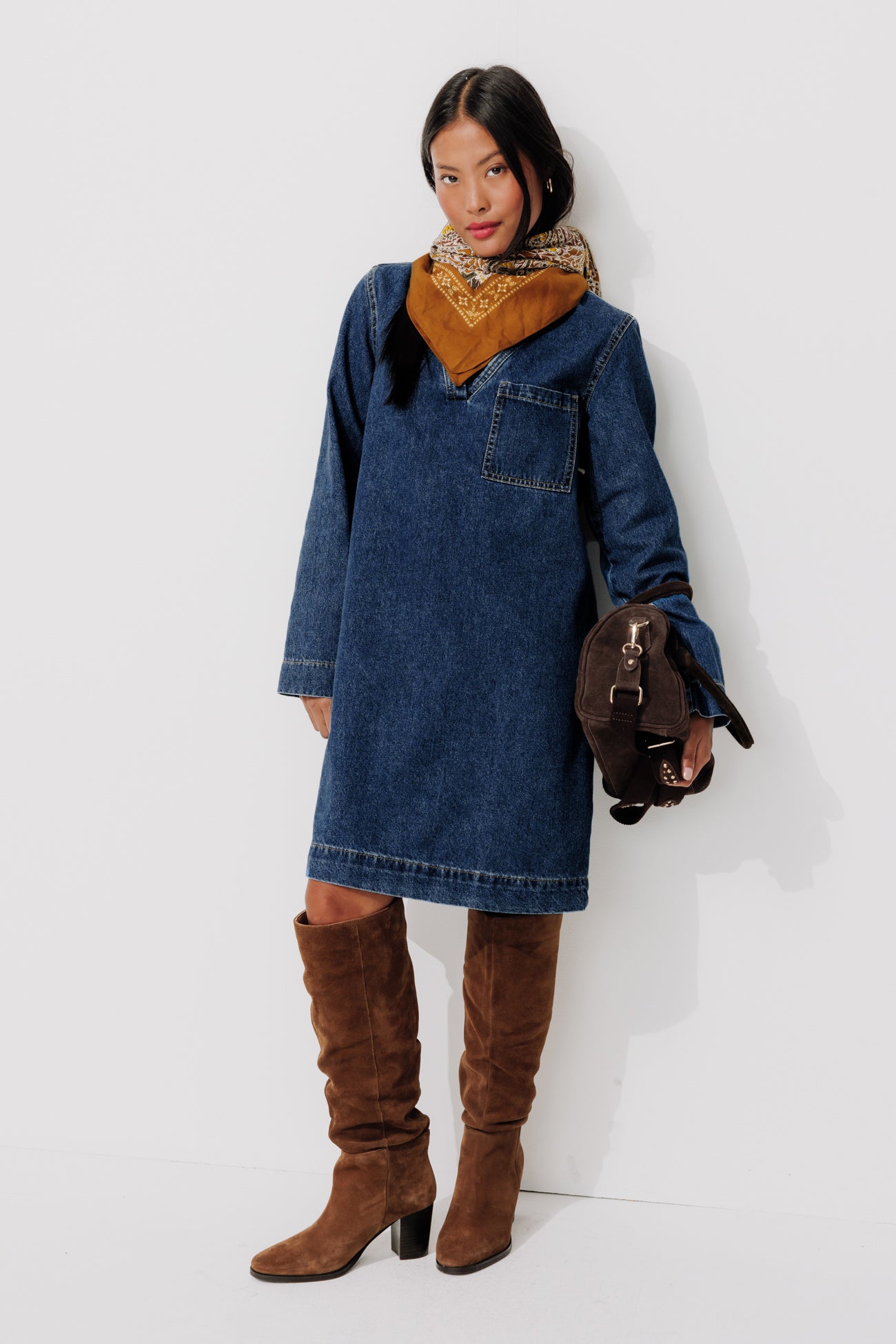 Denim tunic dress - Denim