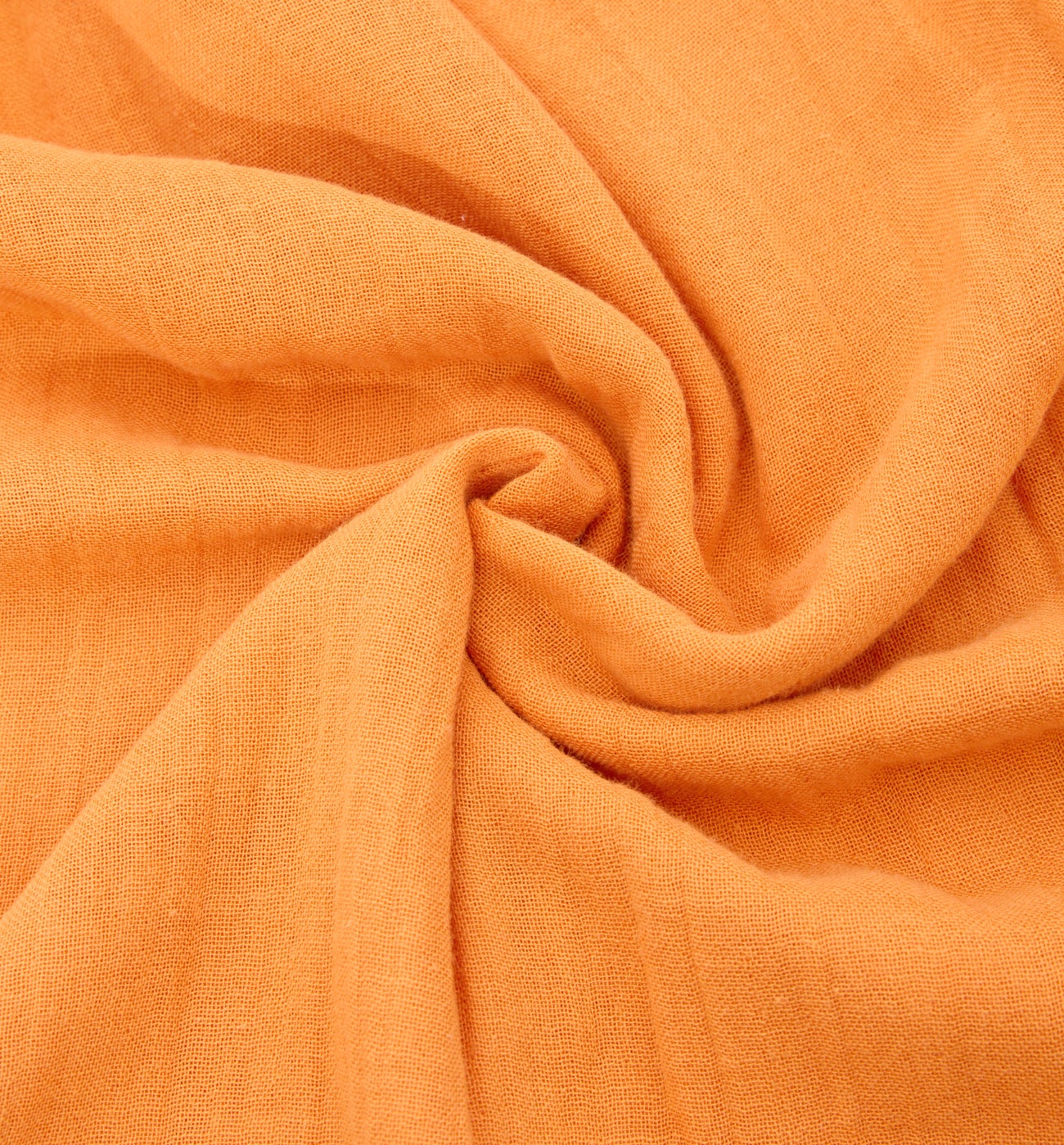 Cotton gauze fabric cut - Orange