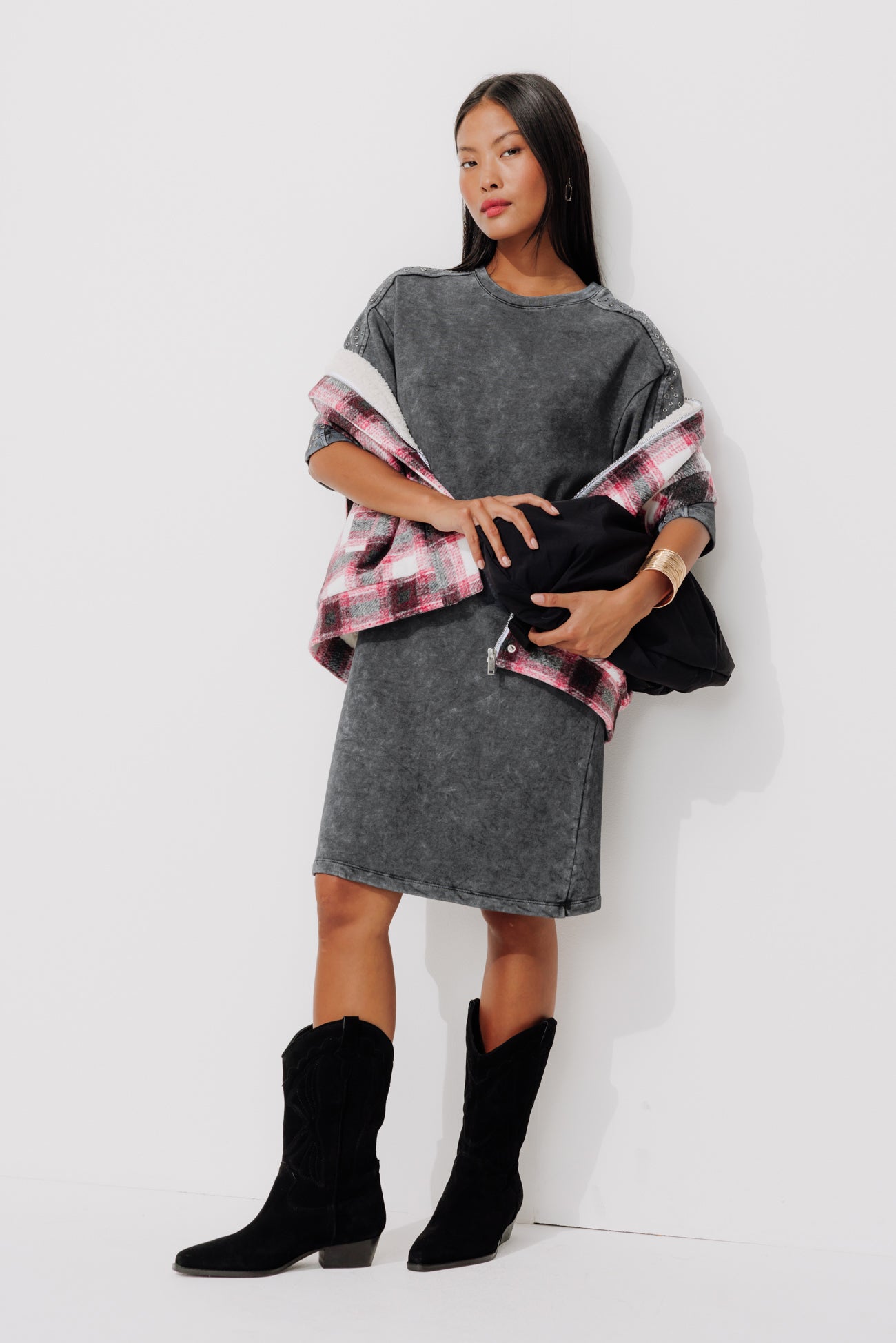 Sweatshirt dress - Dark grey
