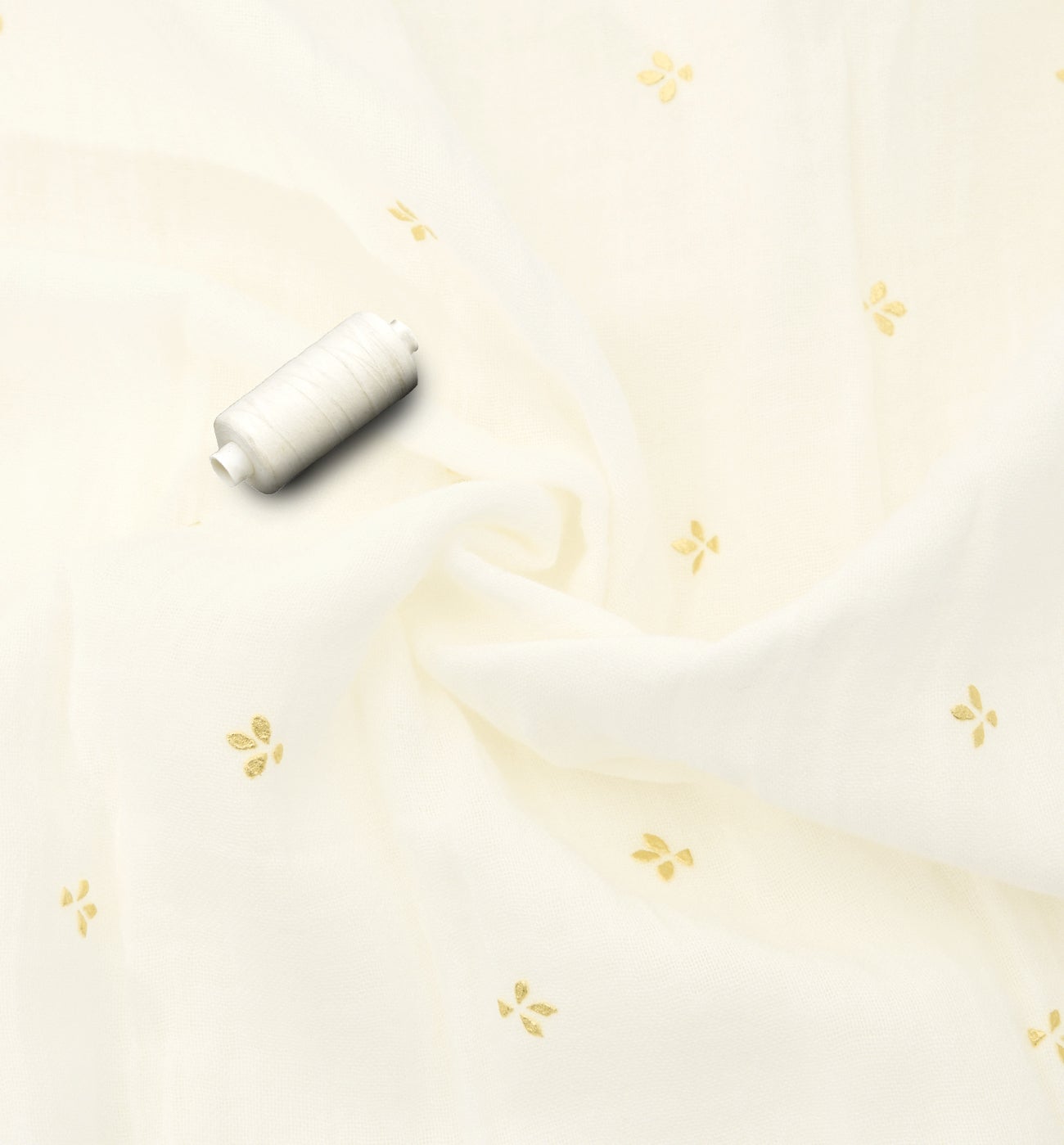 3m cotton gauze fabric cut - Ecru