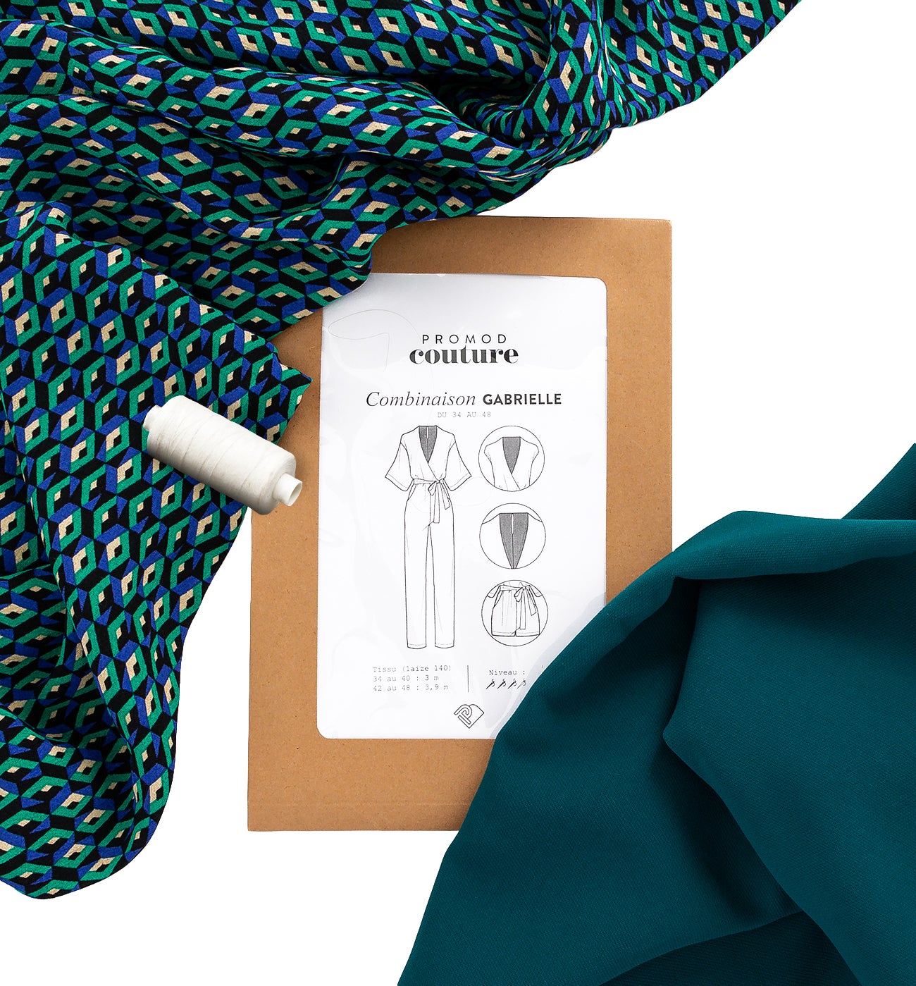 GABRIELLE jumpsuit sew pattern - Sans coloris