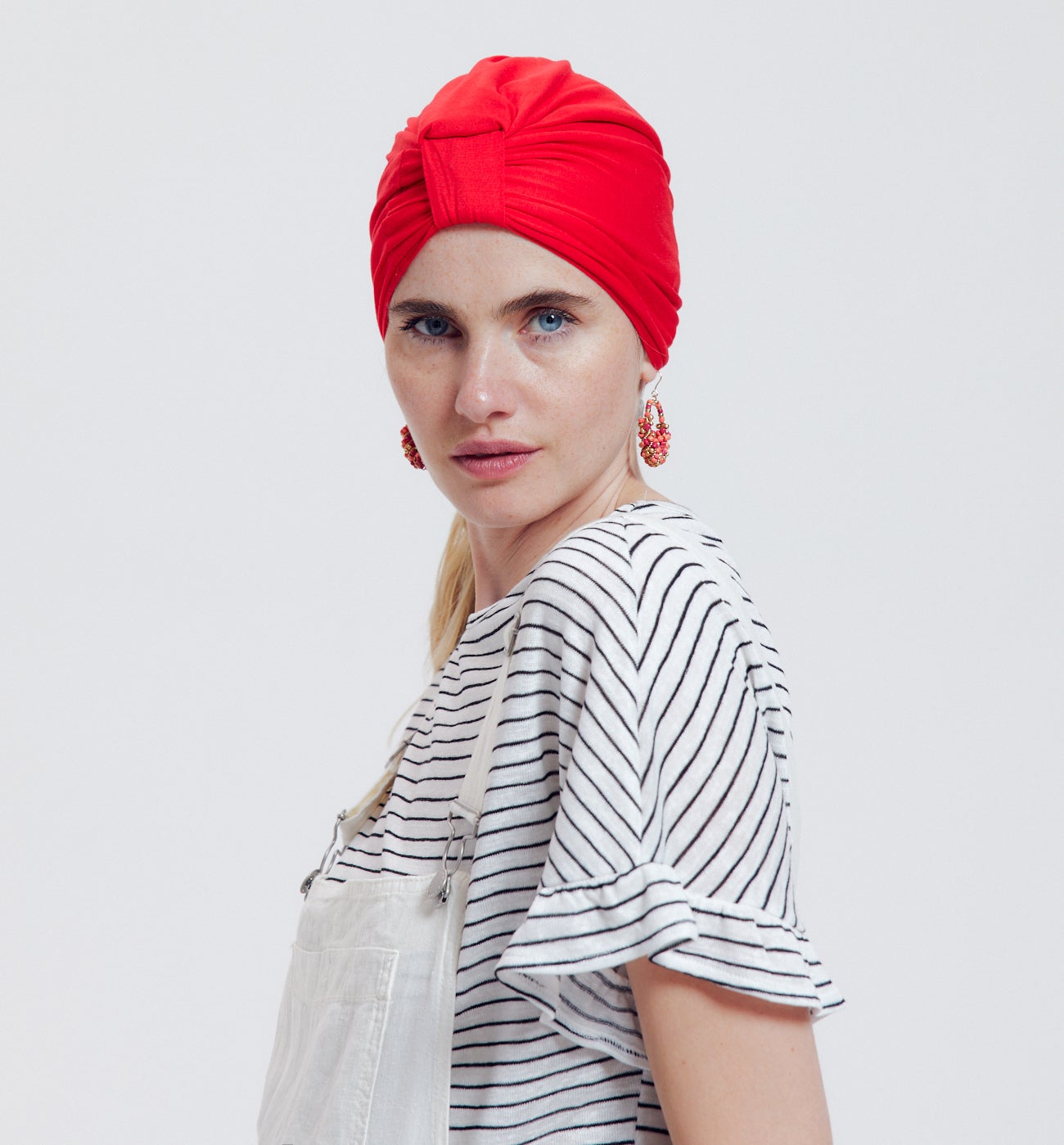 Turban for cancer sufferers - Red