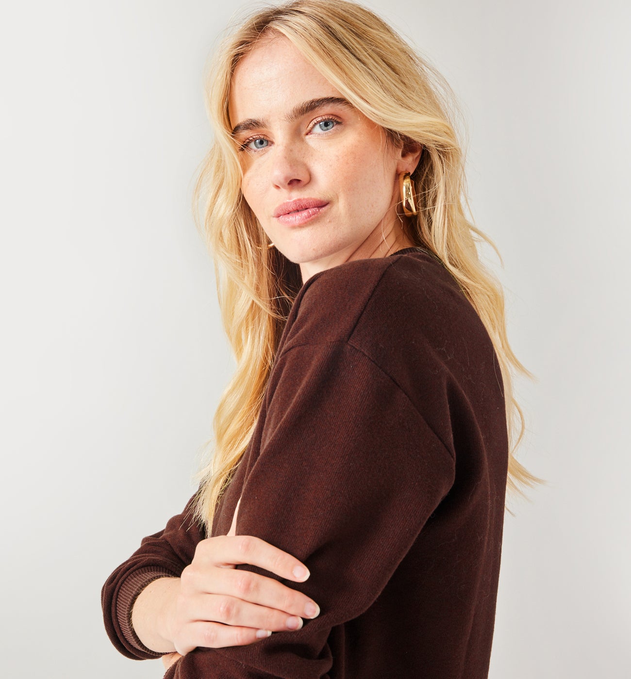 Short sweatshirt - Violet