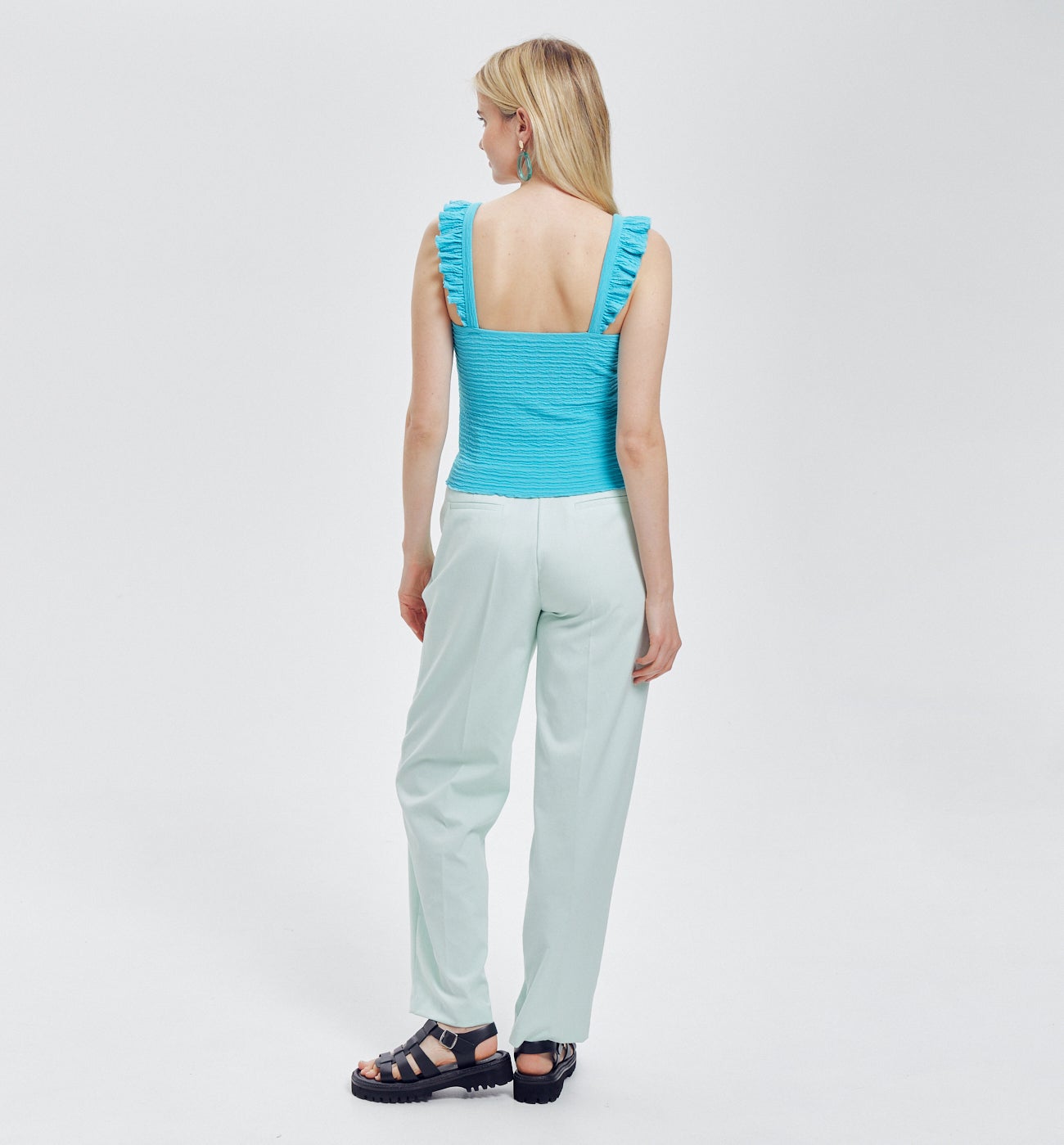 Strappy top - Turquoise