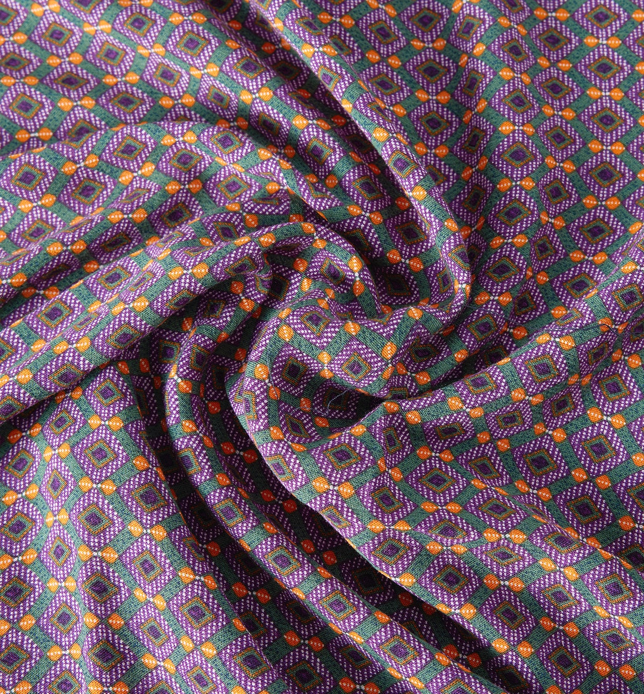 3m viscose fabric cut - Navy blue print