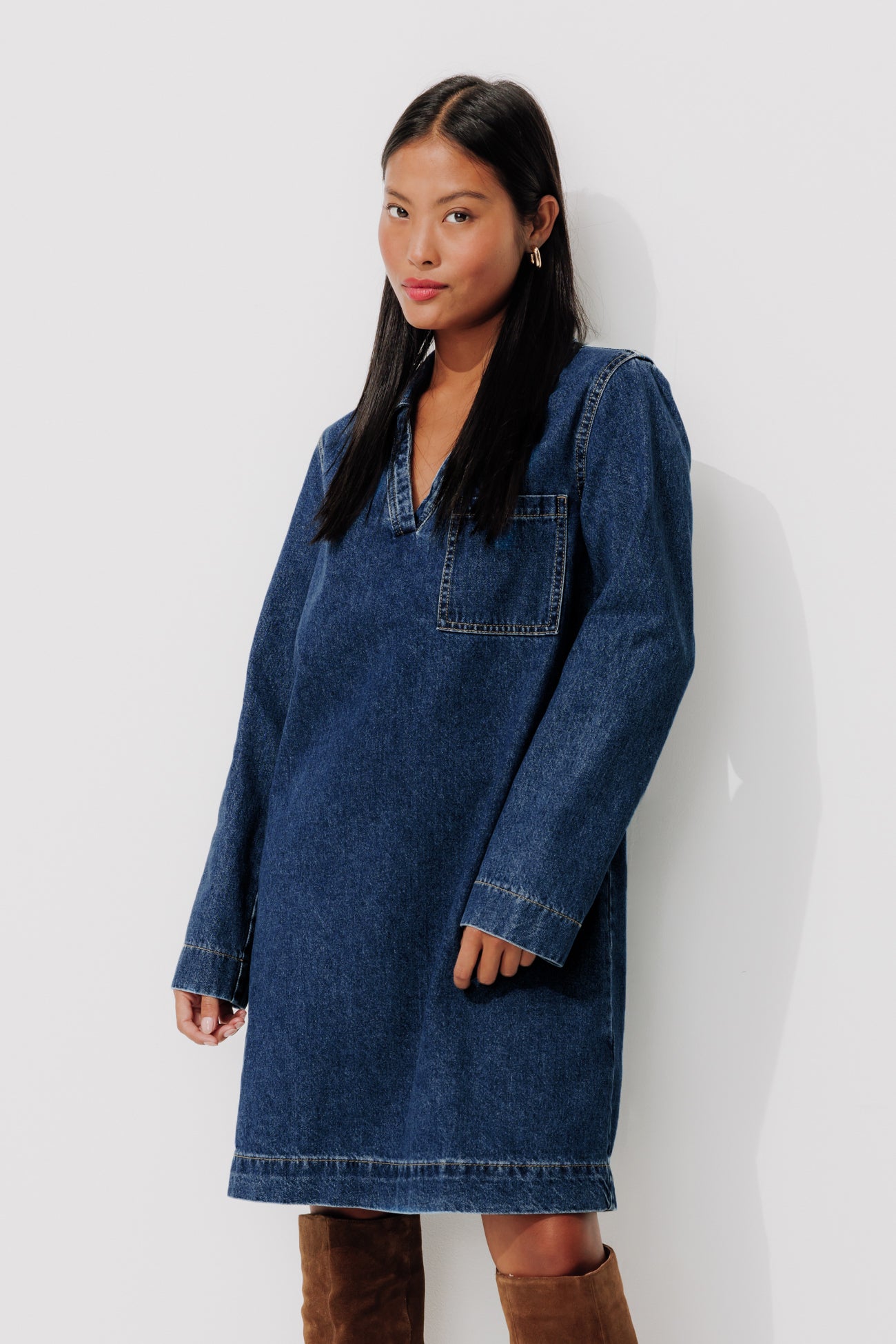Denim tunic dress - Denim