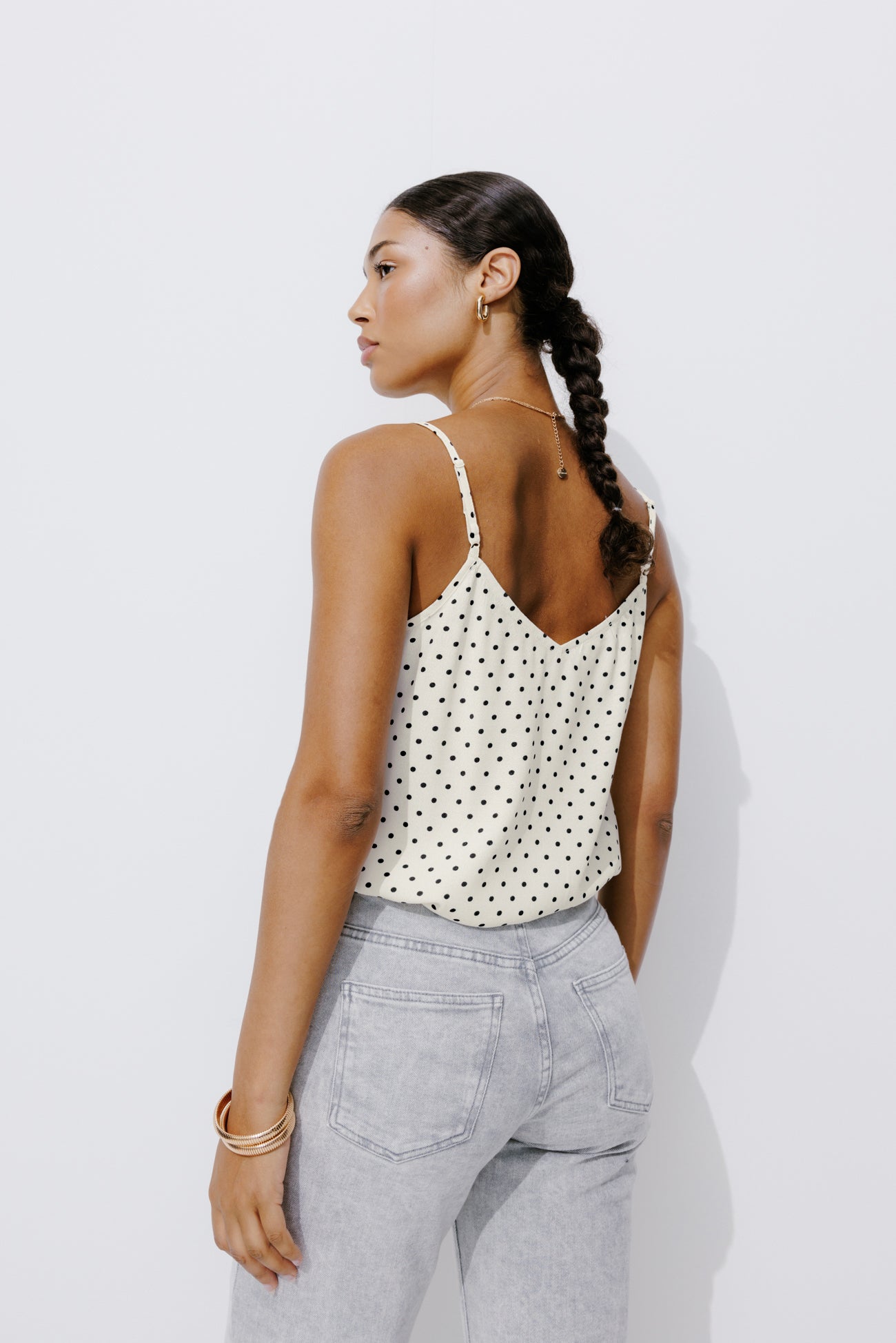 Strappy top - Ecru