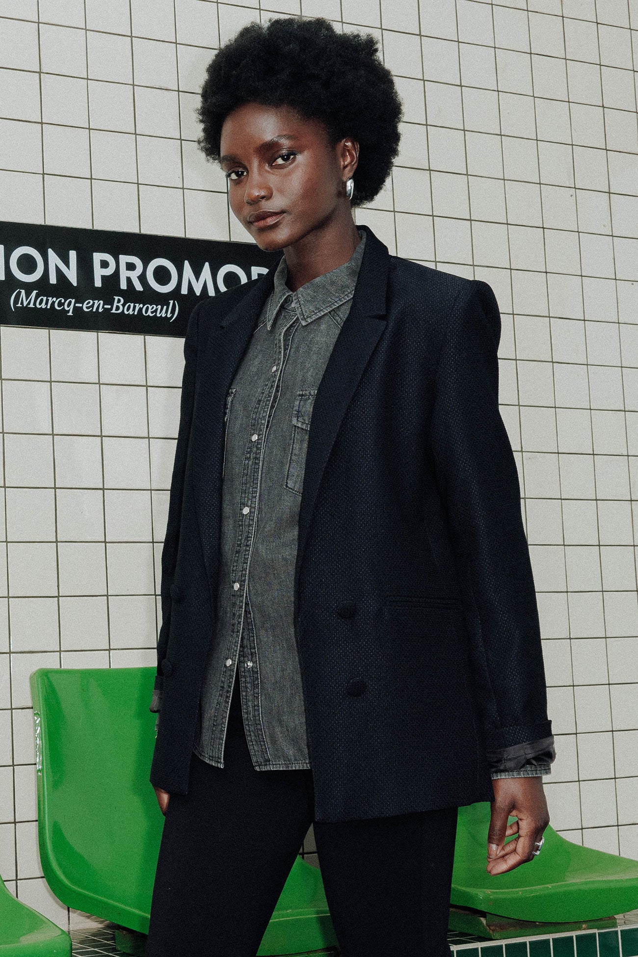 Tailored jacket - Black