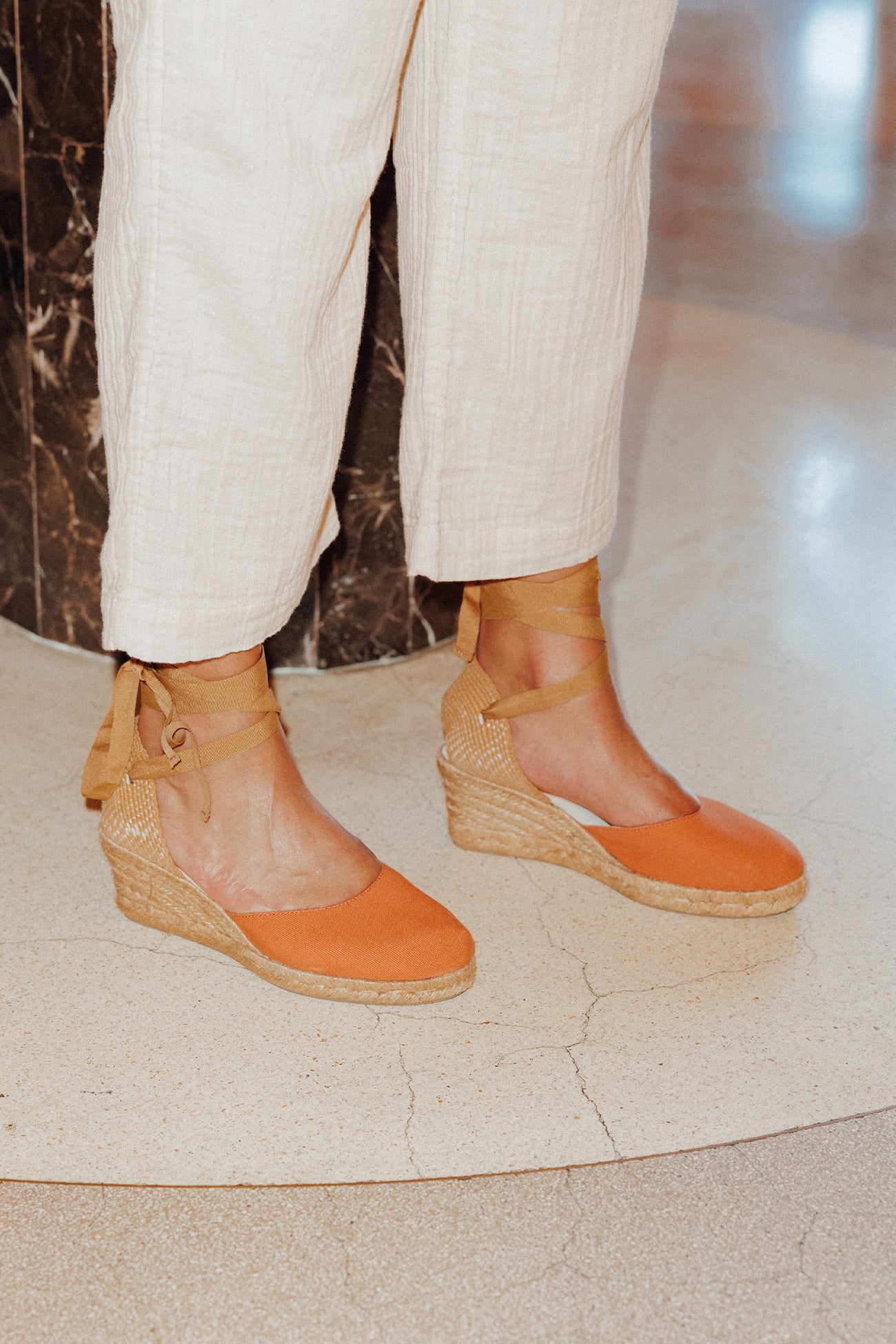 Wedge sandals - Pink