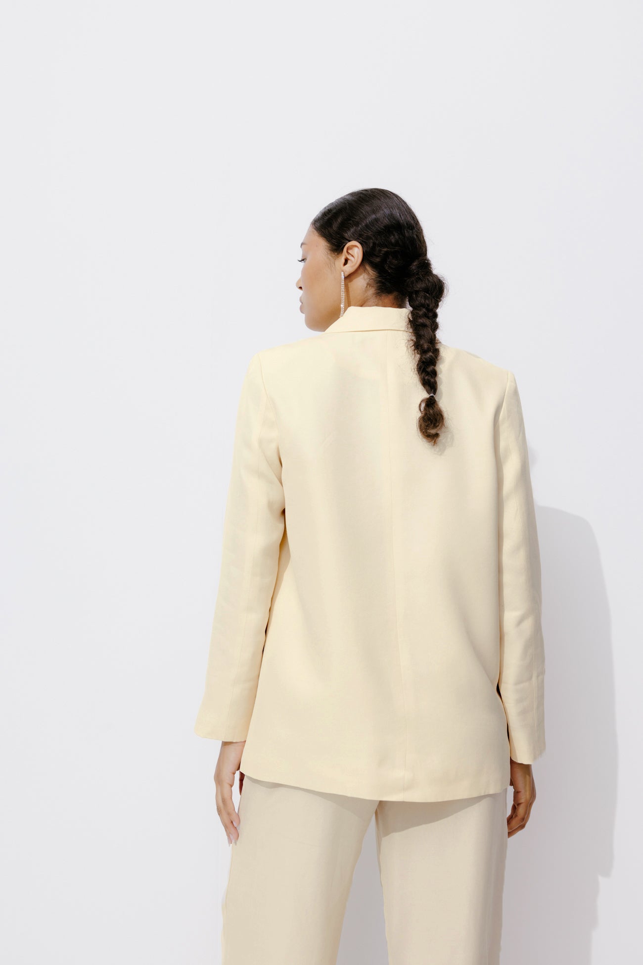 Lyocell tailored jacket - Black