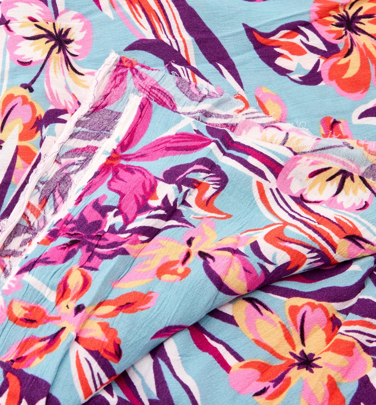 2m crinkle viscose fabric cut - IMPRIME GAZON