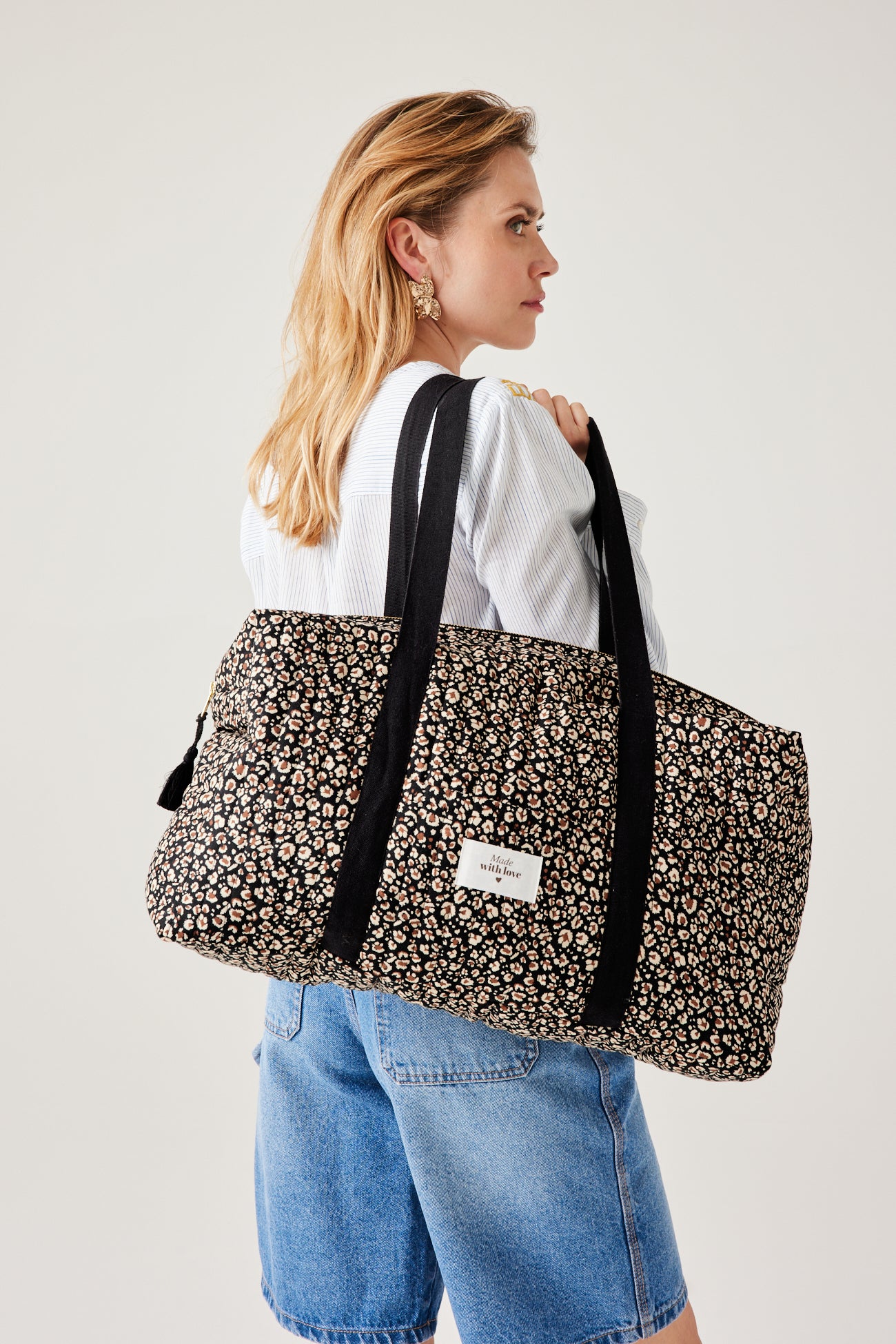 SUZON sewing bag kit - Black print