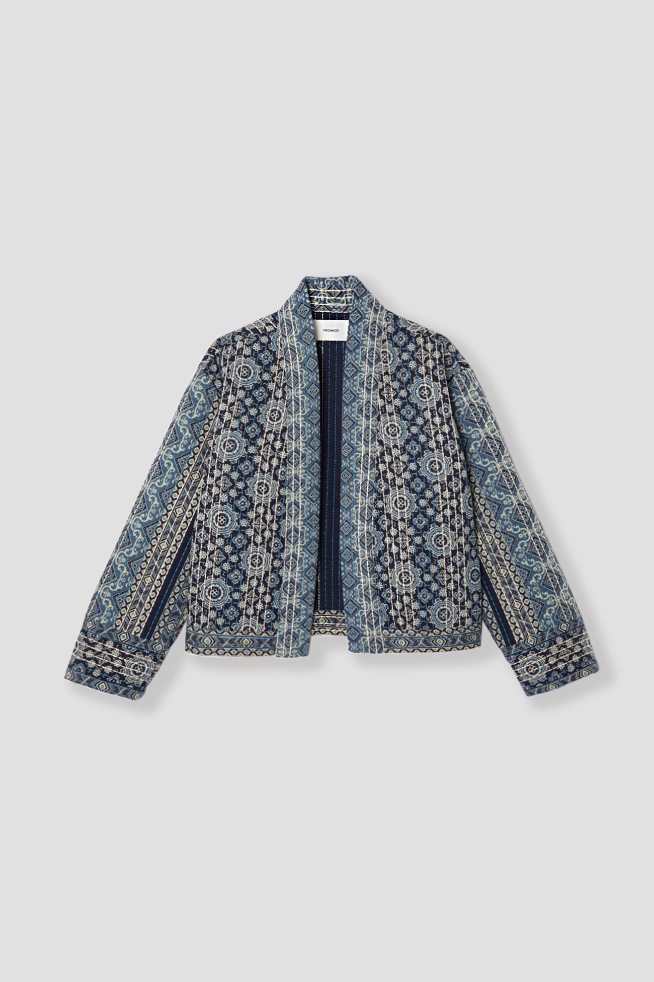 Patterned padded jacket - Multicolour print
