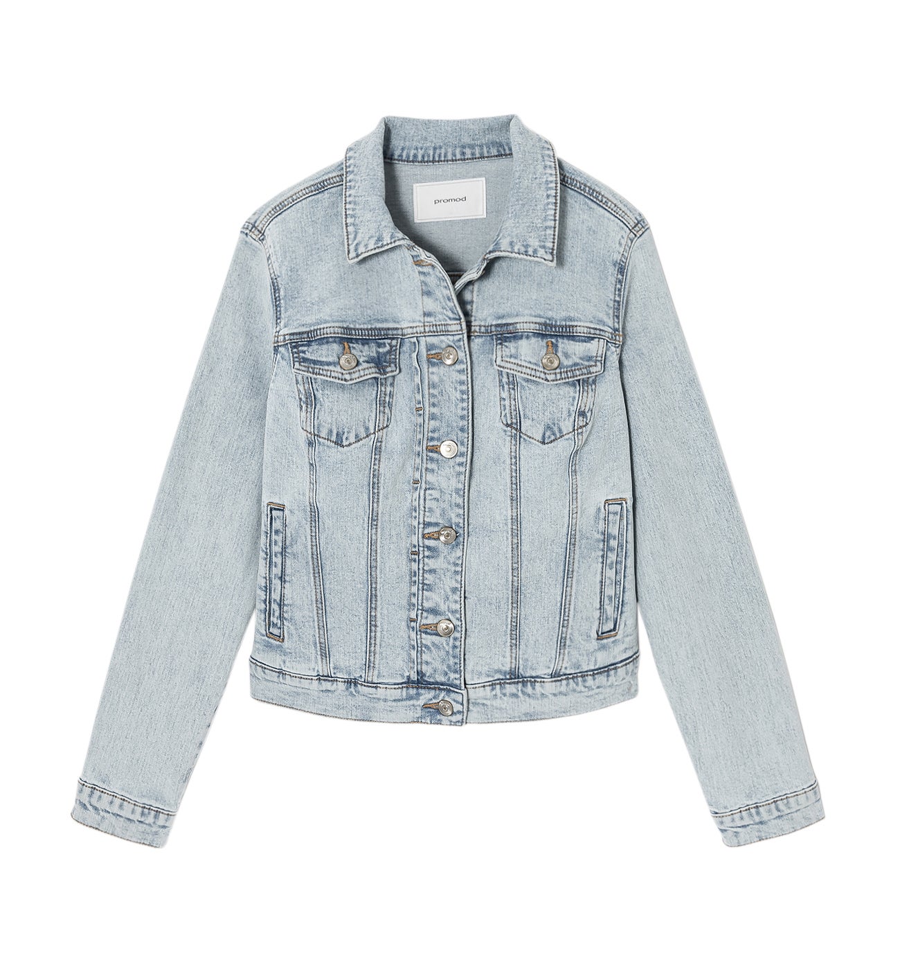 Relaxed denim jacket - Ultra faded denim