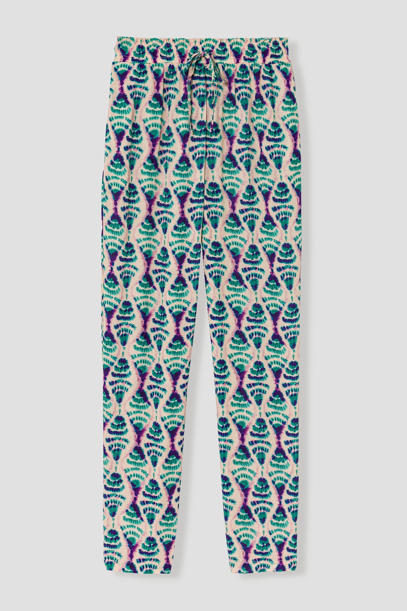 Ikat pattern trousers - Multicolour print