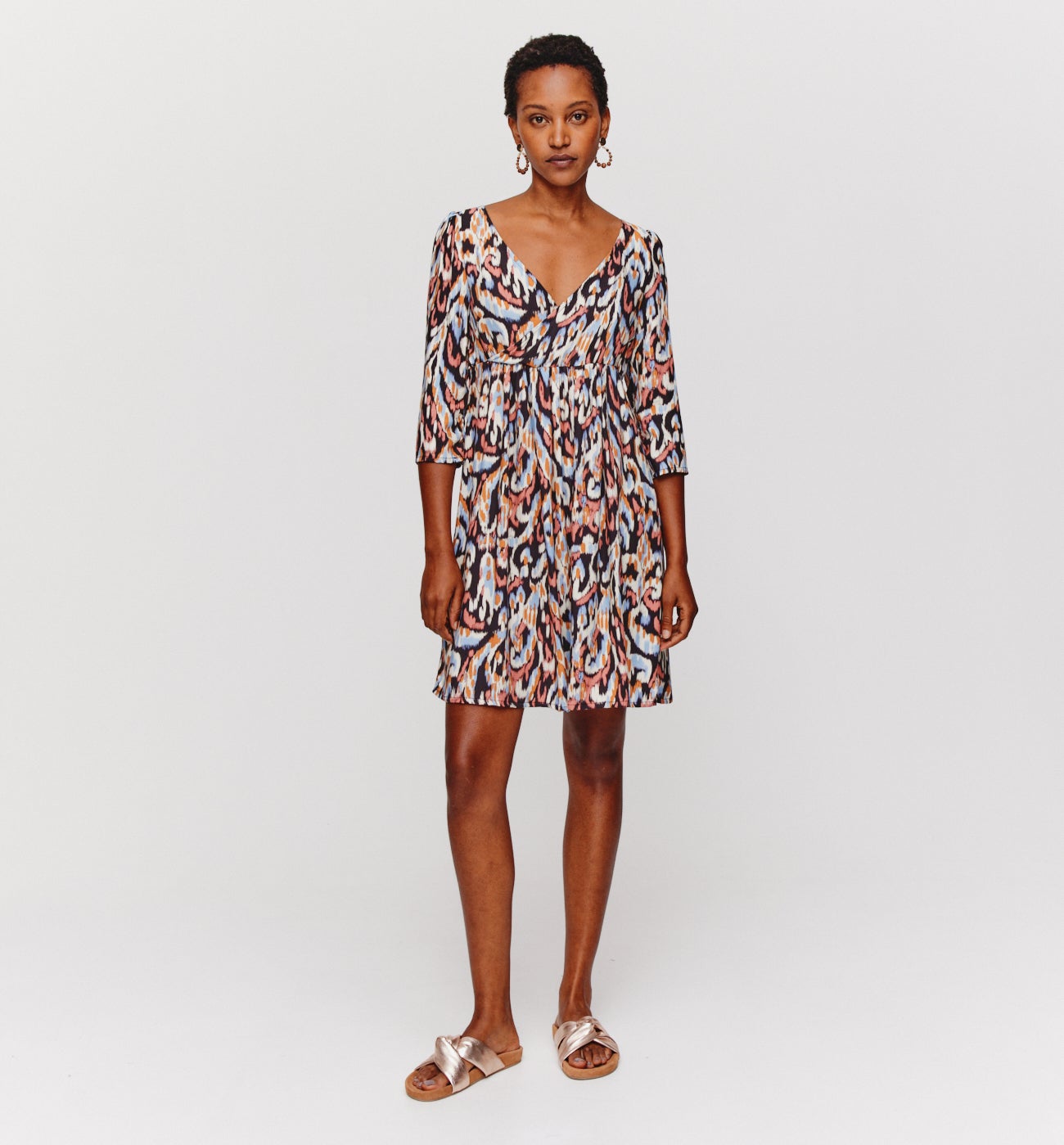 LEONIE dress sewing pattern - Ecru