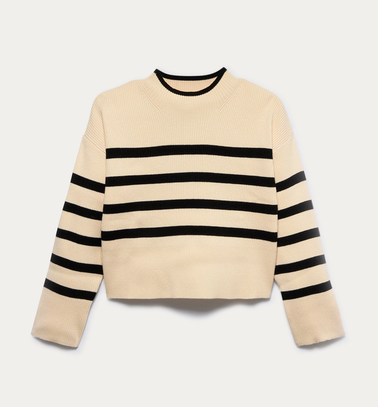 Ribbed nautical jumper - Red stripes