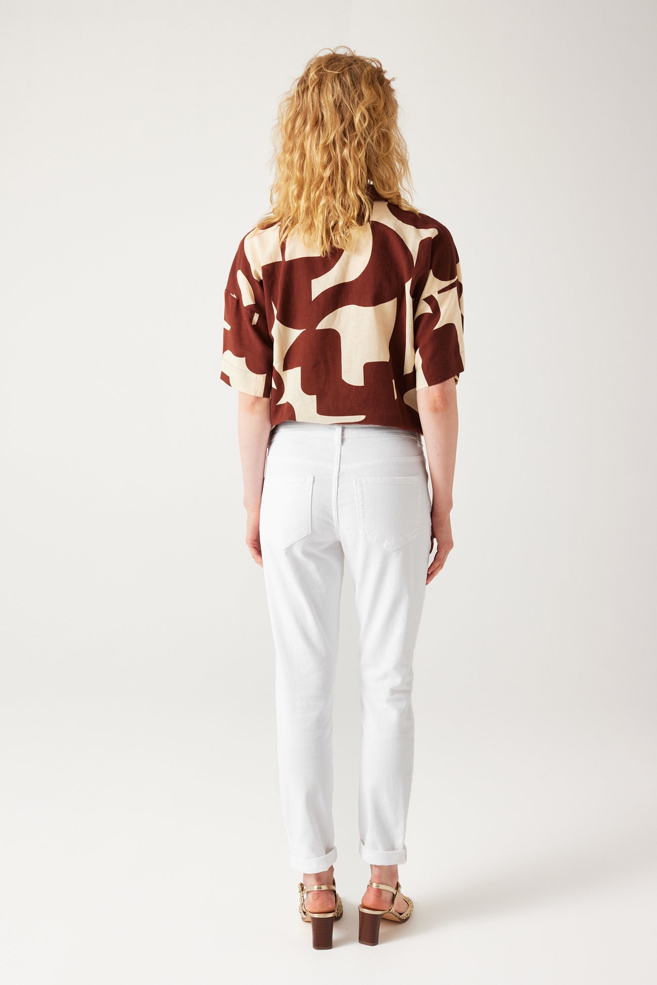 LUCIEN girlfriend jeans - White