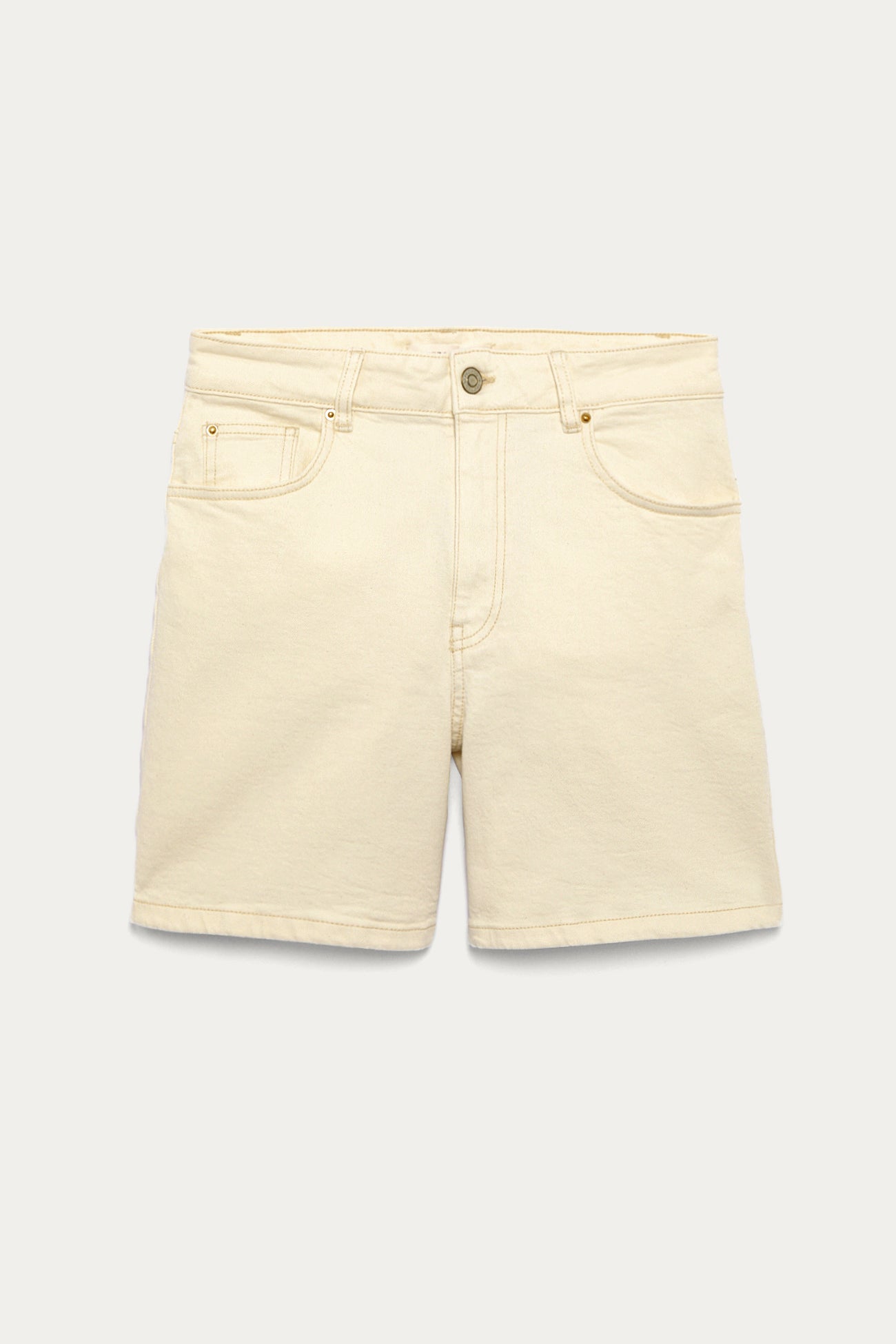 Canvas shorts - Ecru