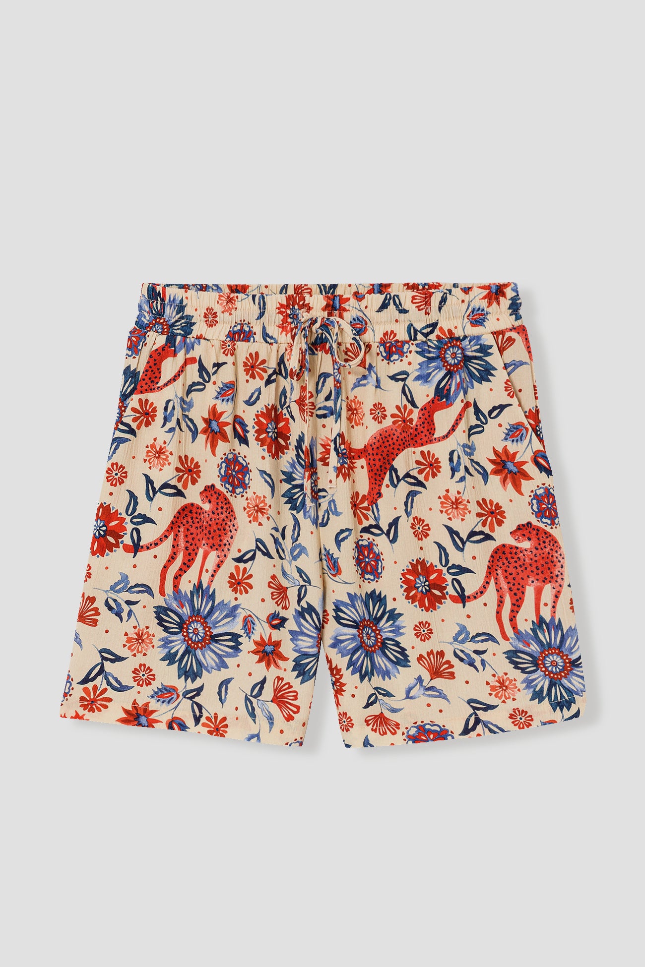 Patterned shorts - Navy blue print