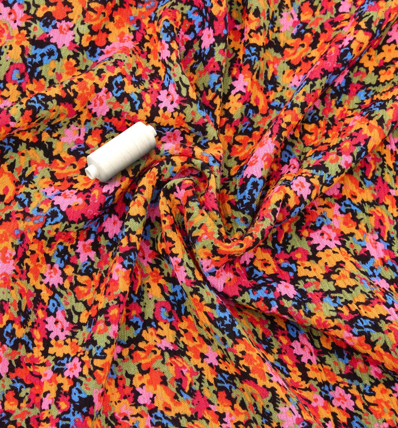 2m crinkle viscose fabric cut - IMPRIME GAZON