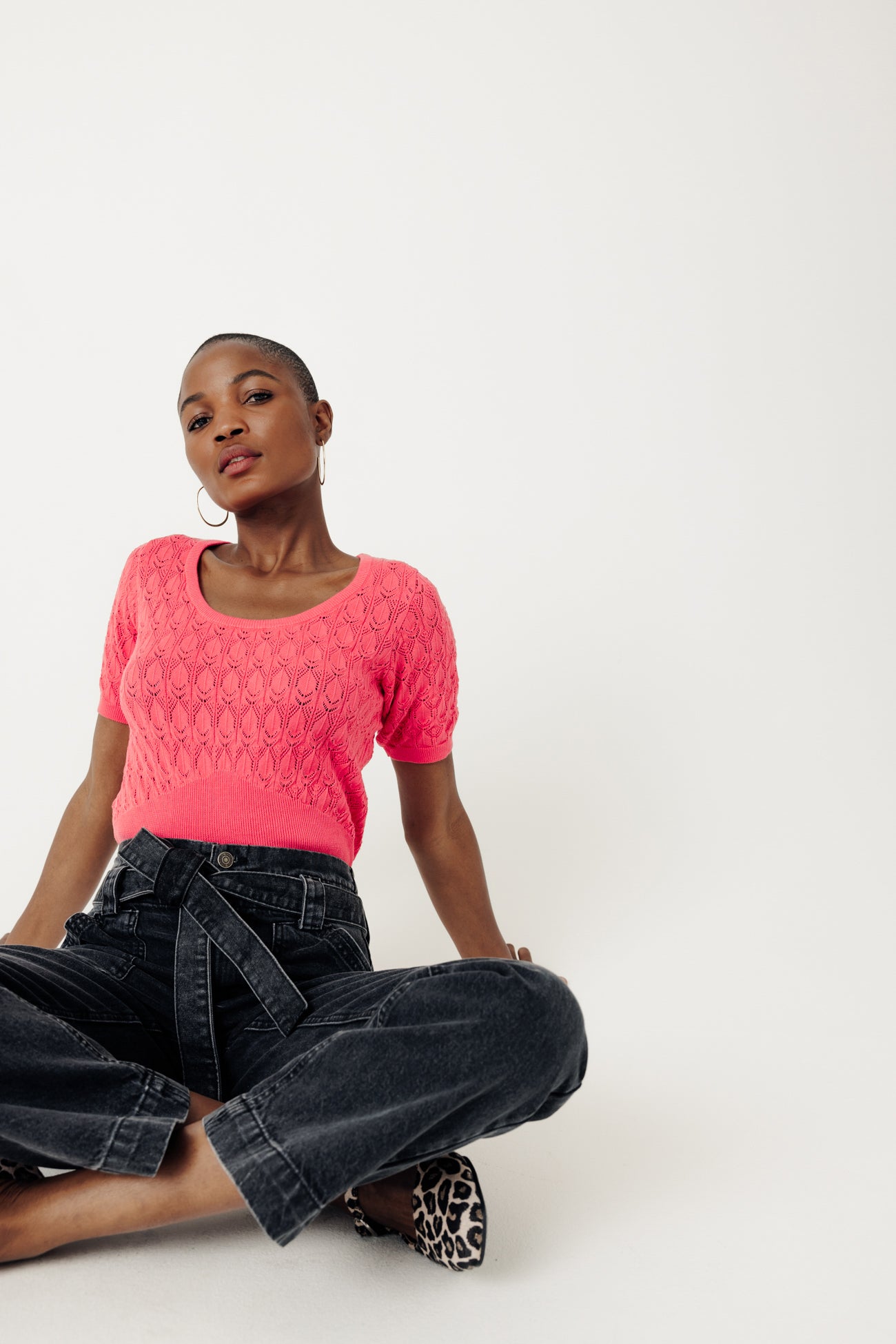 Eco-responsible jumper - Fuchsia