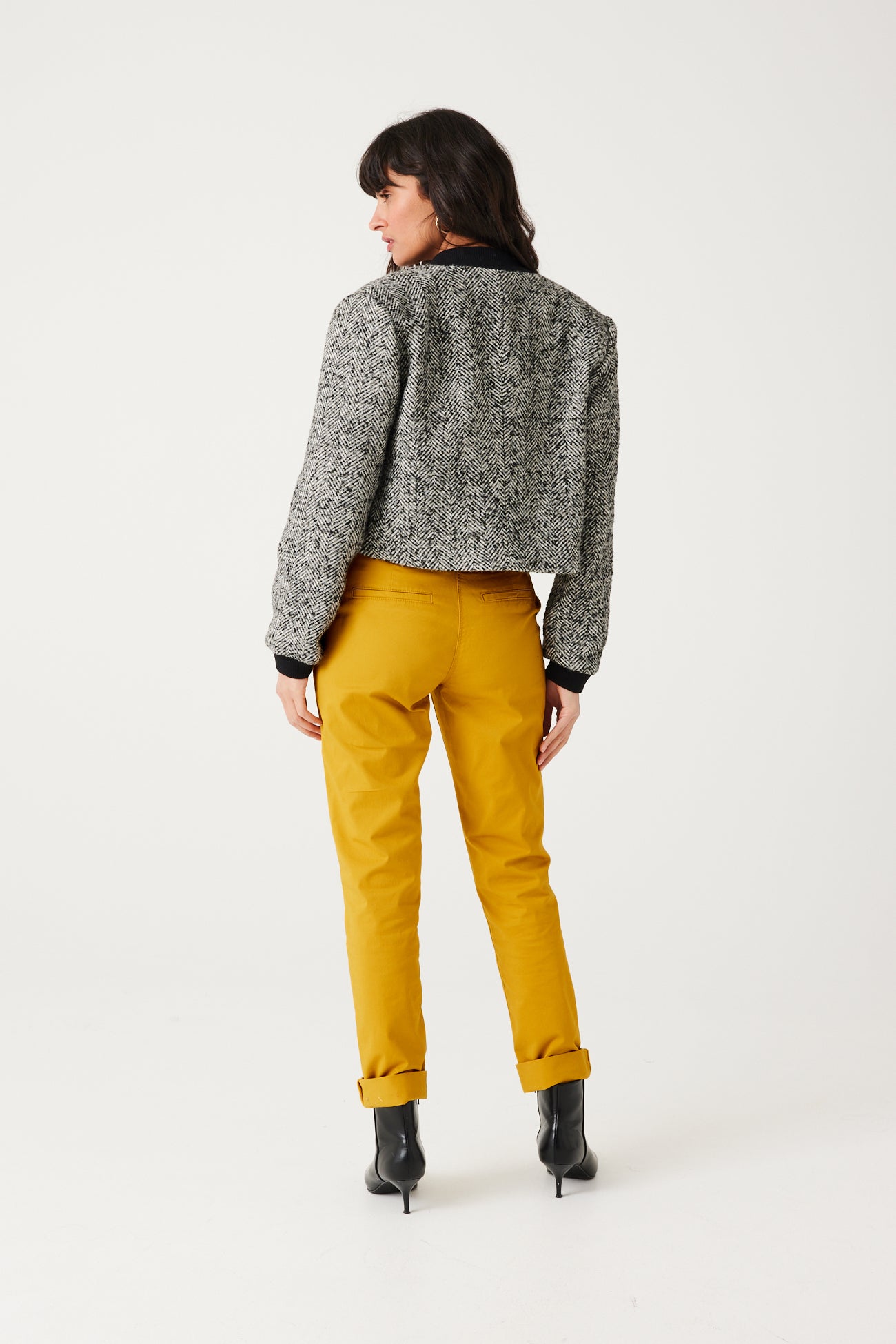 Belted chinos - Ochre