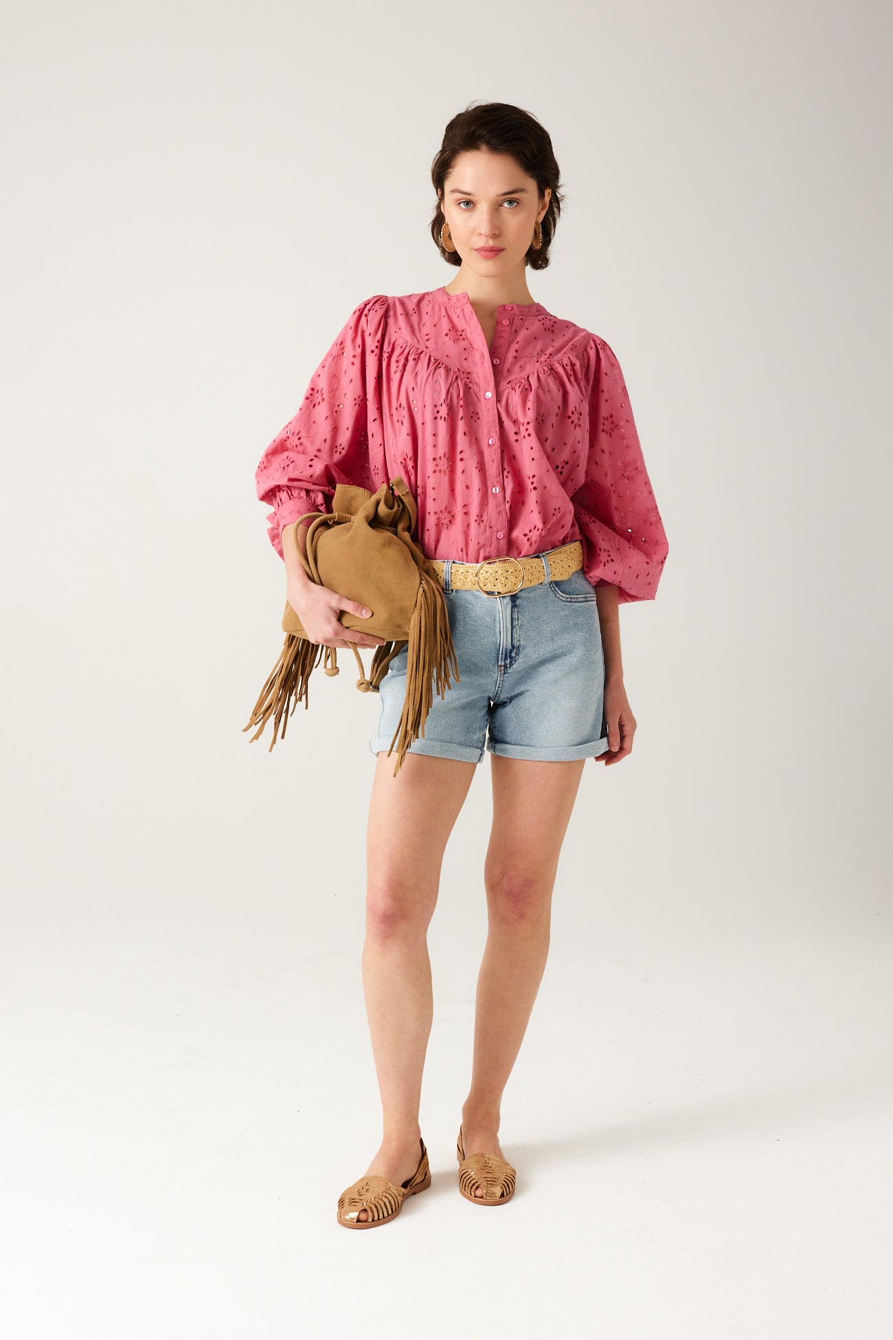 Denim shorts - Light denim