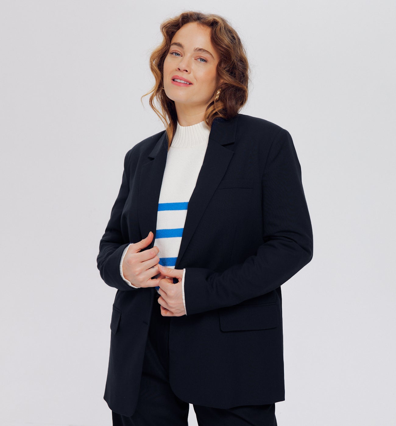 Tailored jacket - Navy blue