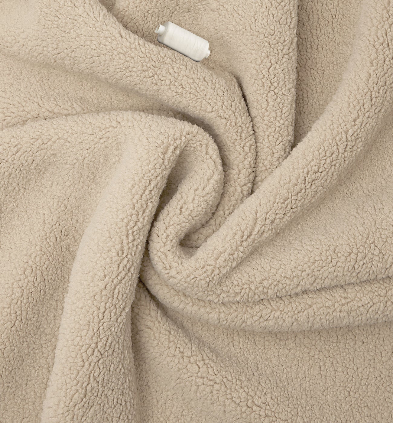 Fleece 2m fabric cut - Ecru