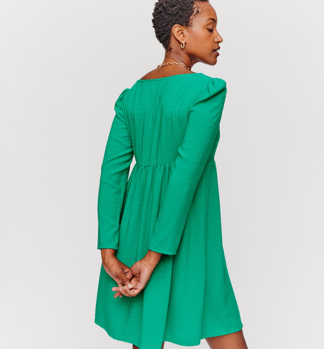 LEONIE dress sewing pattern - Ecru