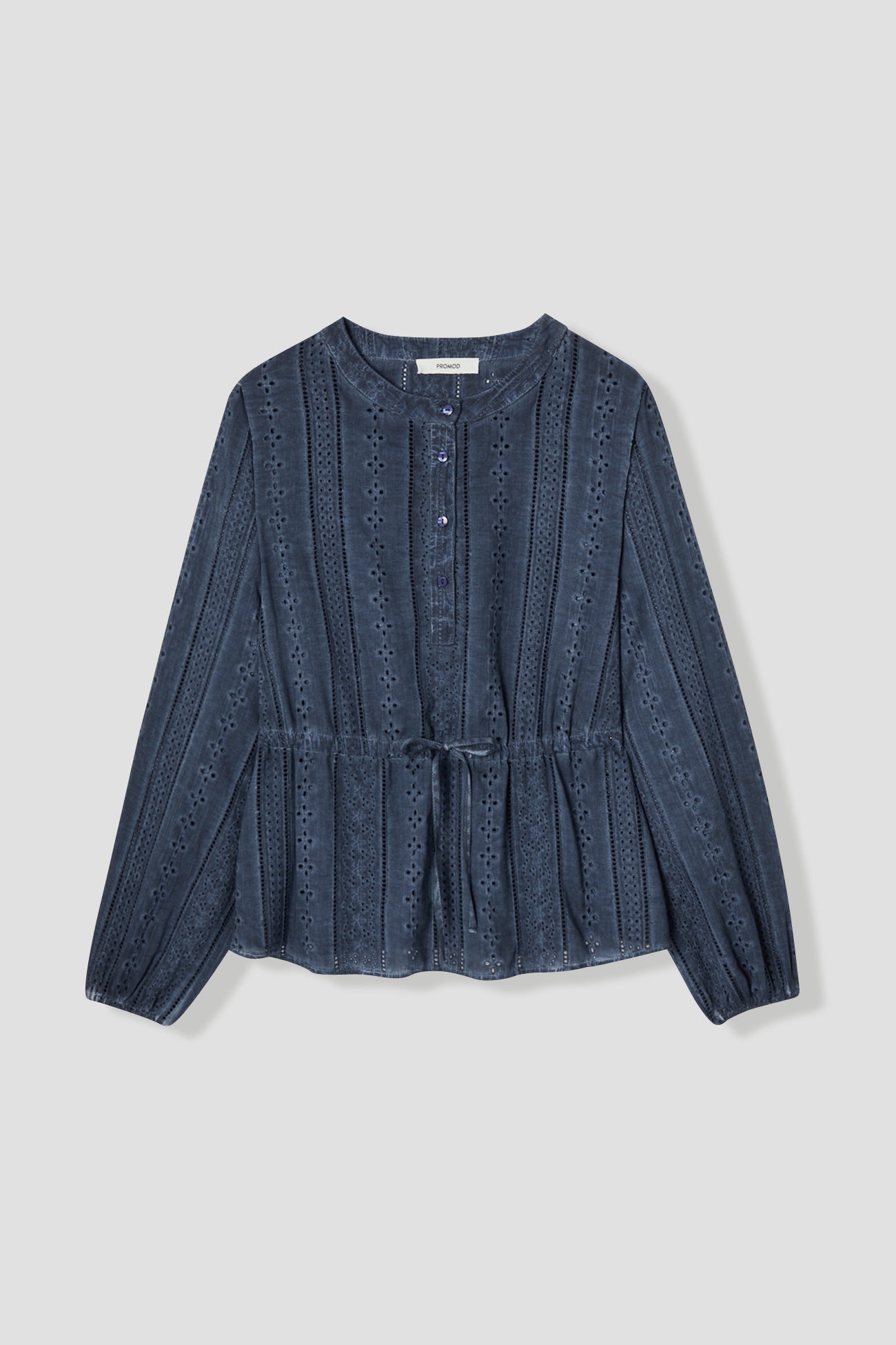 Broderie anglaise shirt - Medium denim