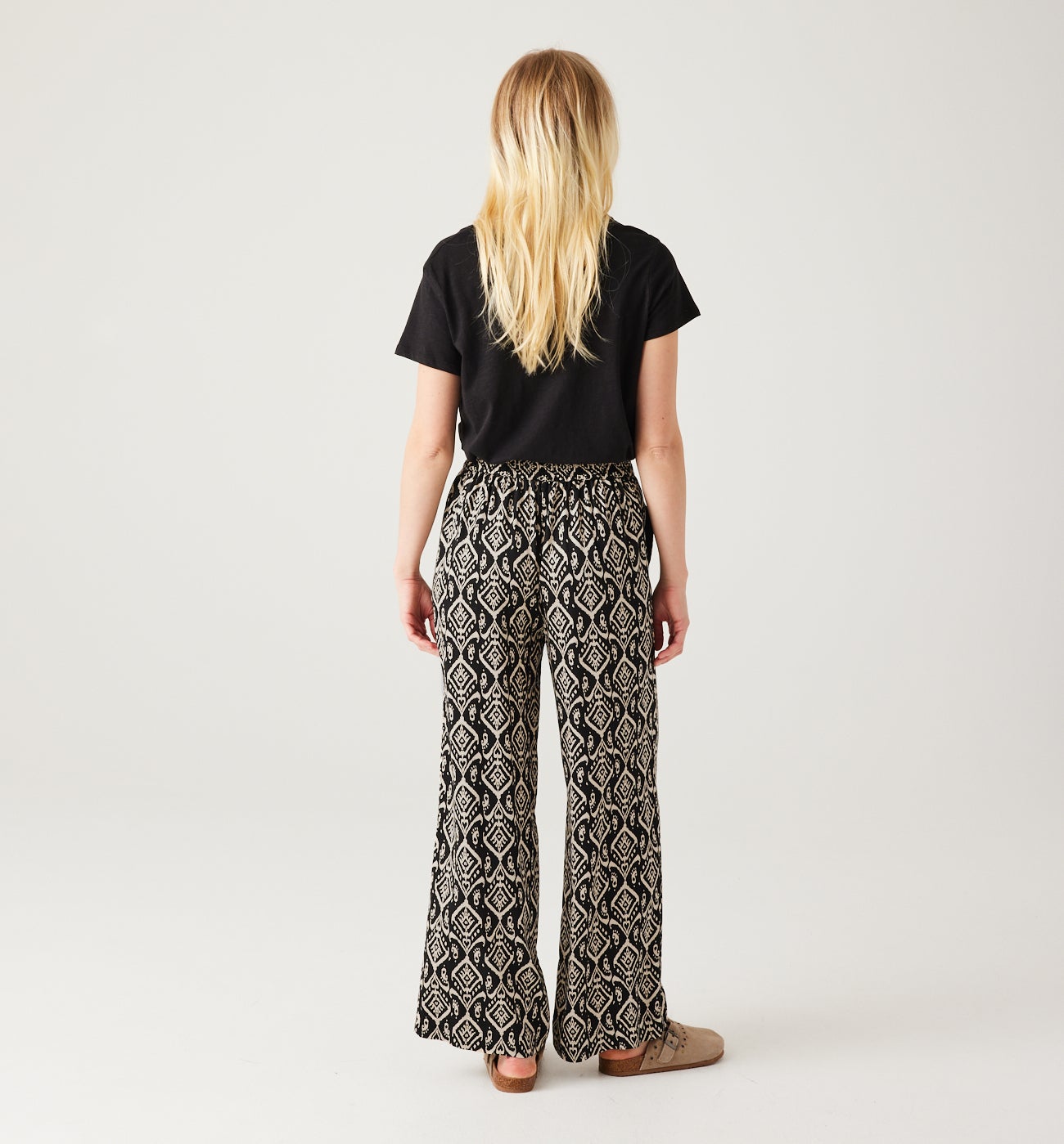 High-waist wideleg trousers - Blue