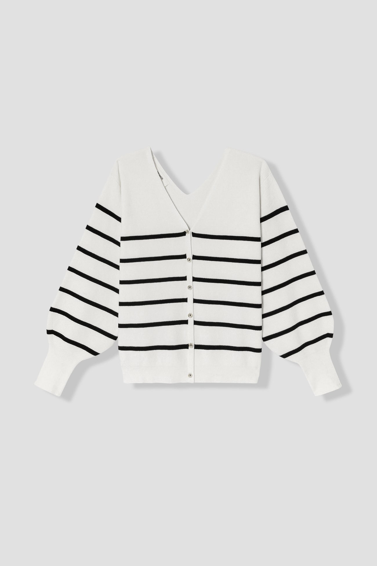 Recto/verso nautical cardigan - Violet