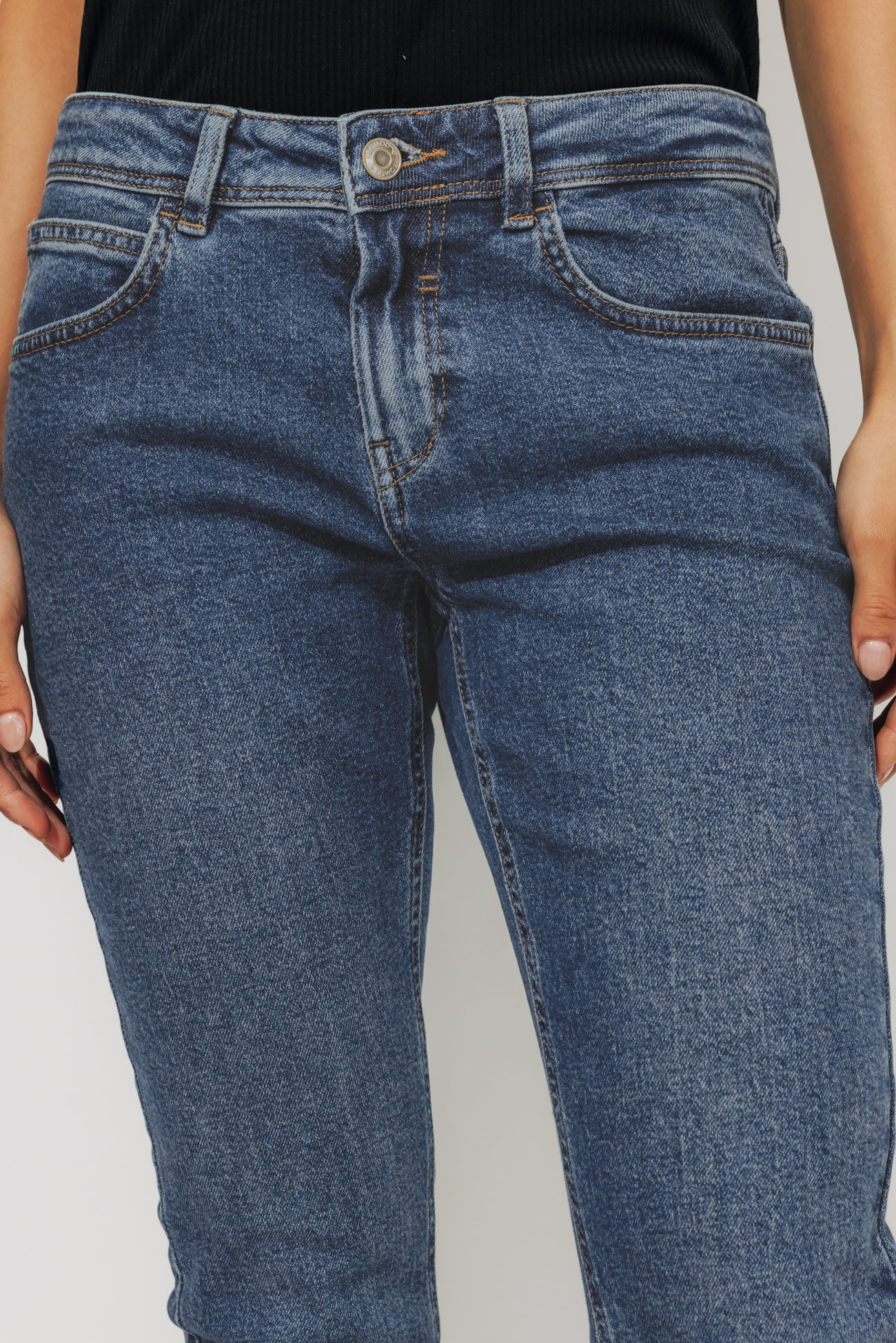 LUCIEN girlfriend jeans - Denim
