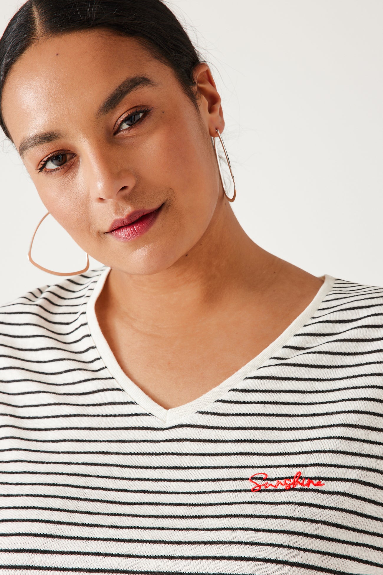 Nautical top - Navy blue stripes