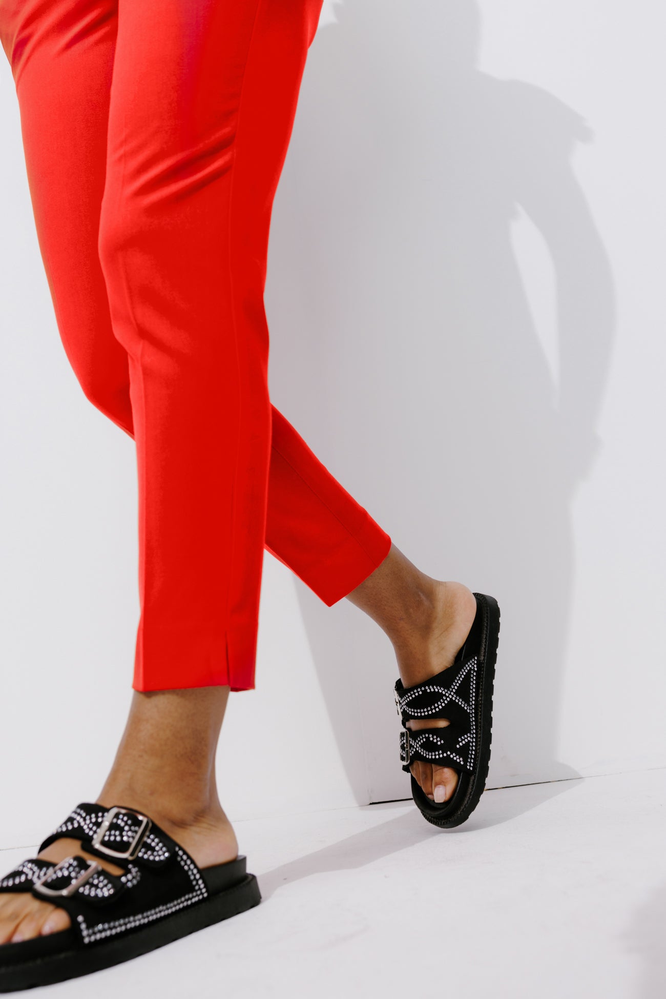 Cigarette trousers - White