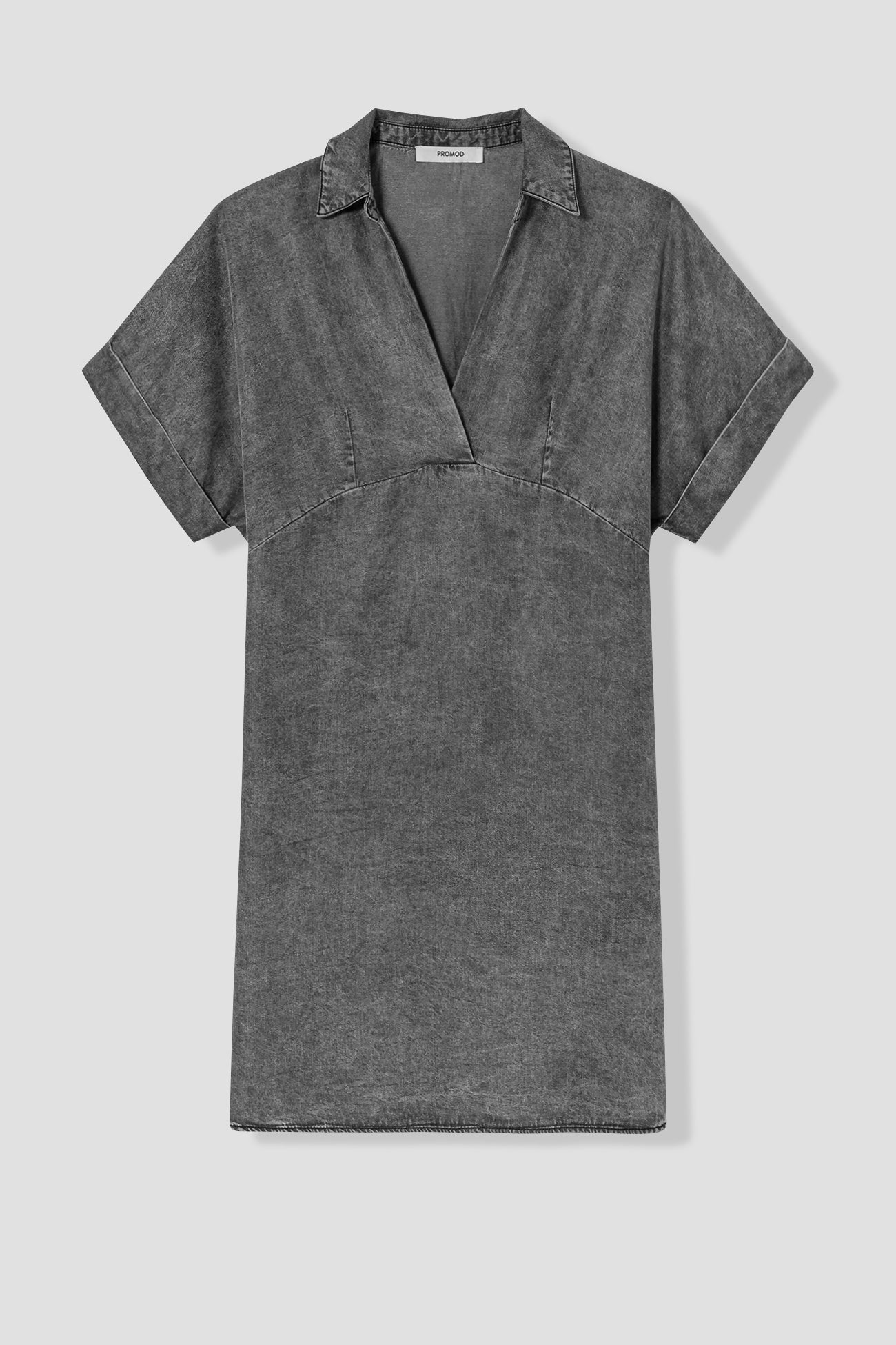 Ecodesign tunic dress - Grey denim