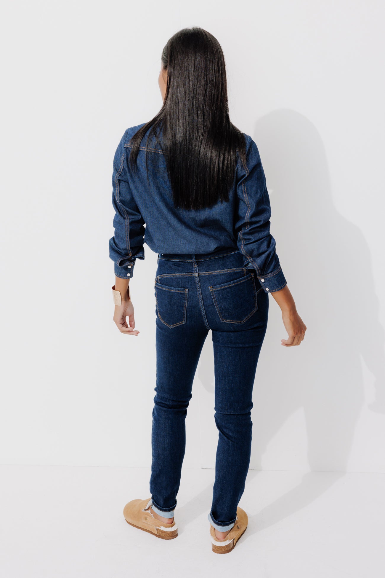 ERNEST push-up skinny jeans - Rinse denim