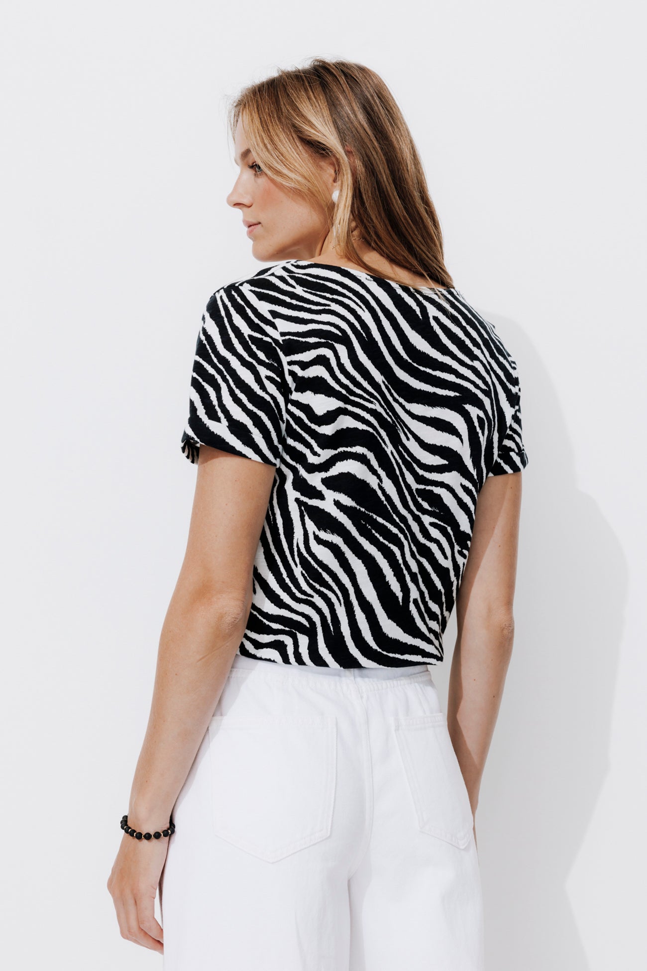 Zebra print t-shirt - Multicolour print