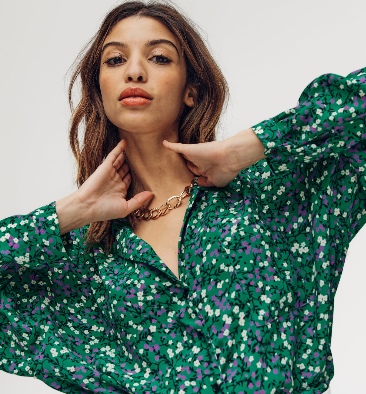 CASTILLE shirt sewing pattern - Ecru