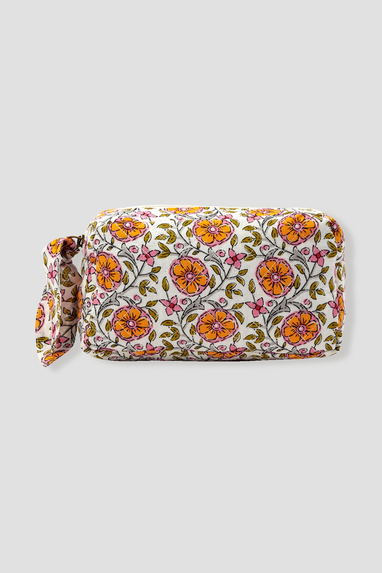 Patterned padded little bag - Multicolour print