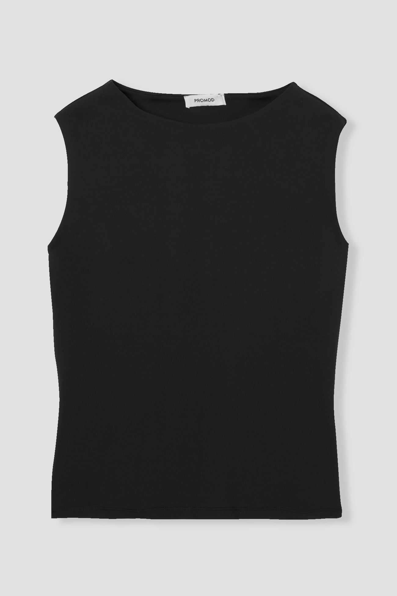 Plain sleeveless top - Ecru