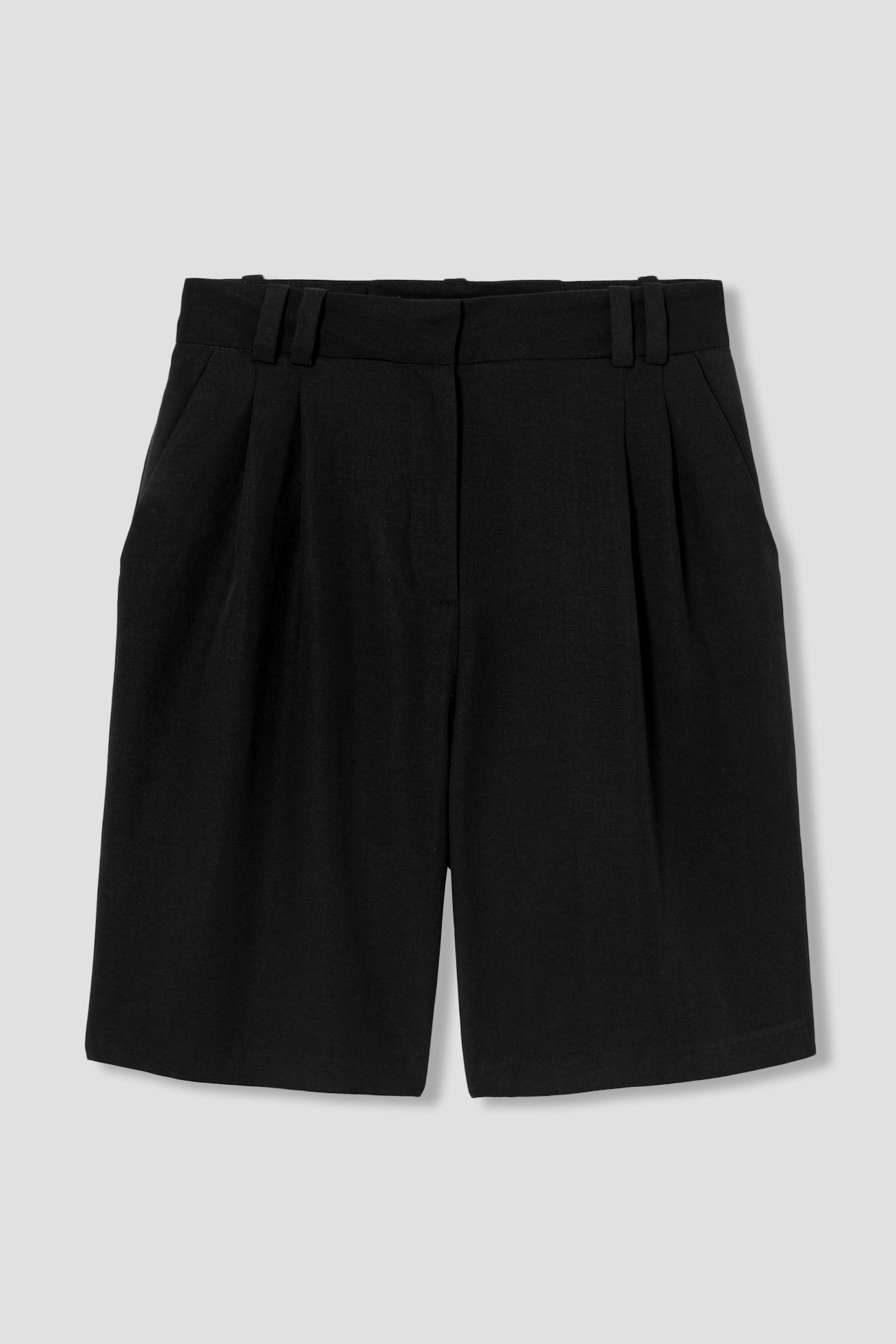 Lyocell bermuda shorts - Sand