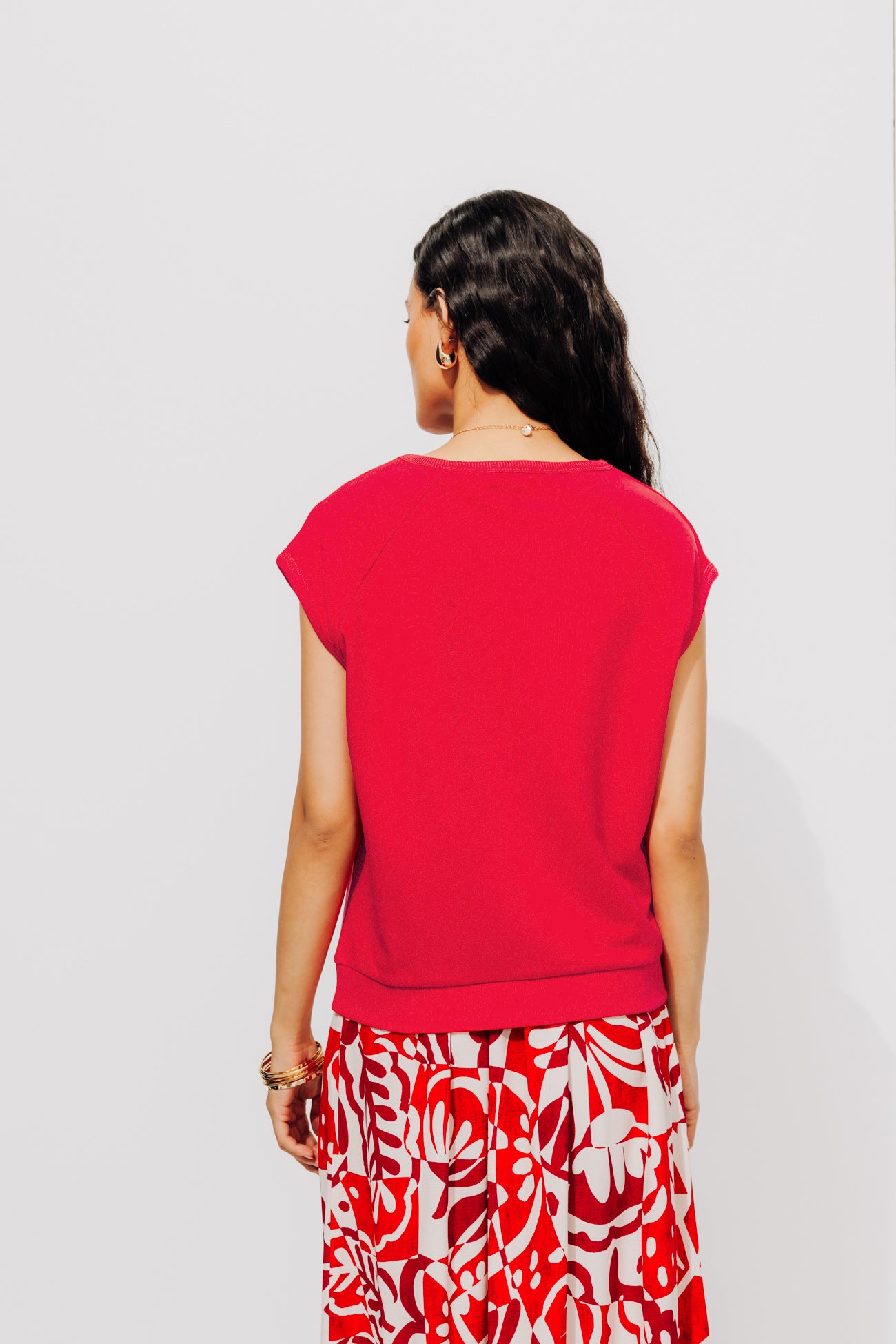 Sleeveless top - Ecru