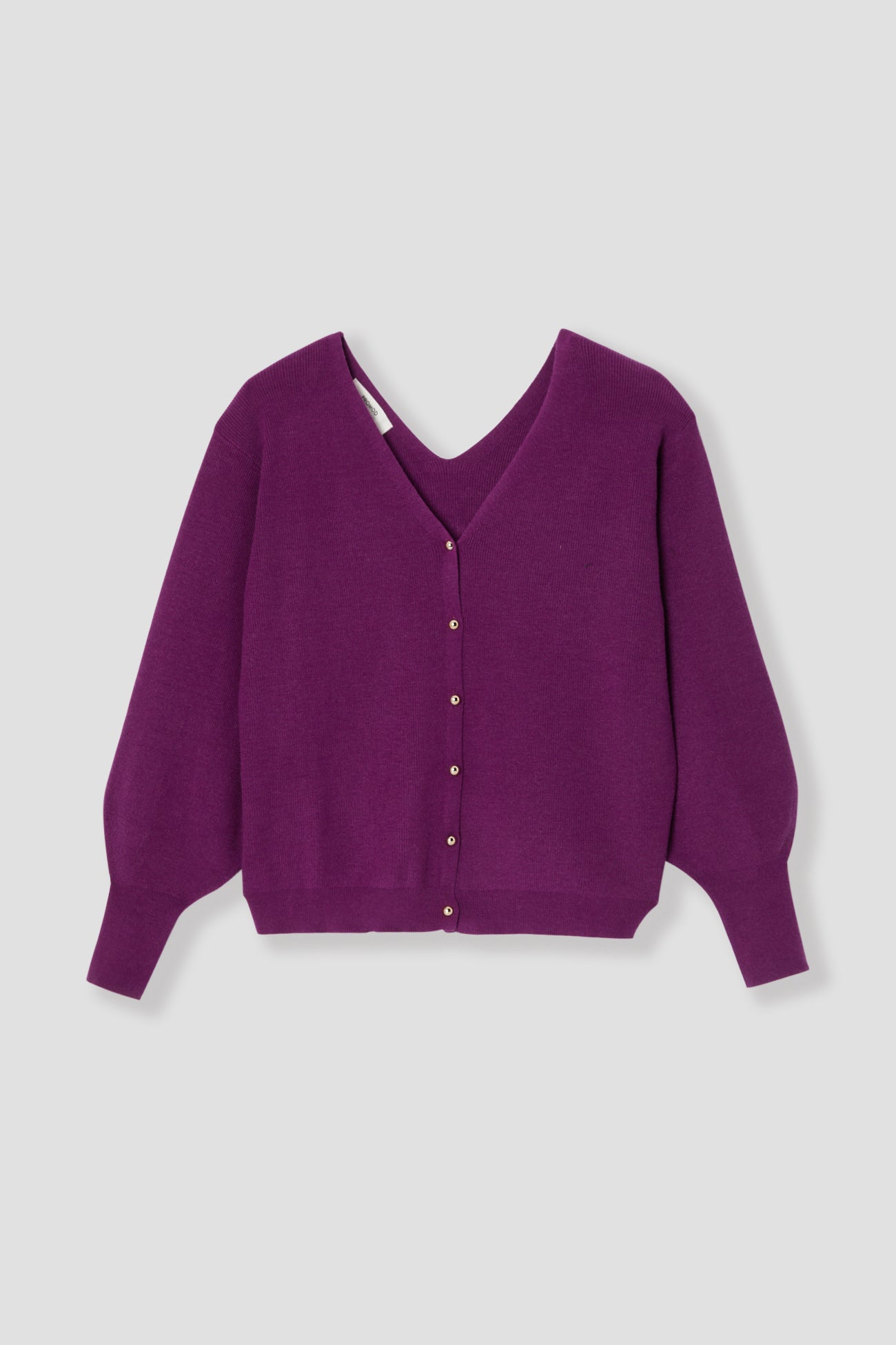 Recto/verso nautical cardigan - Violet